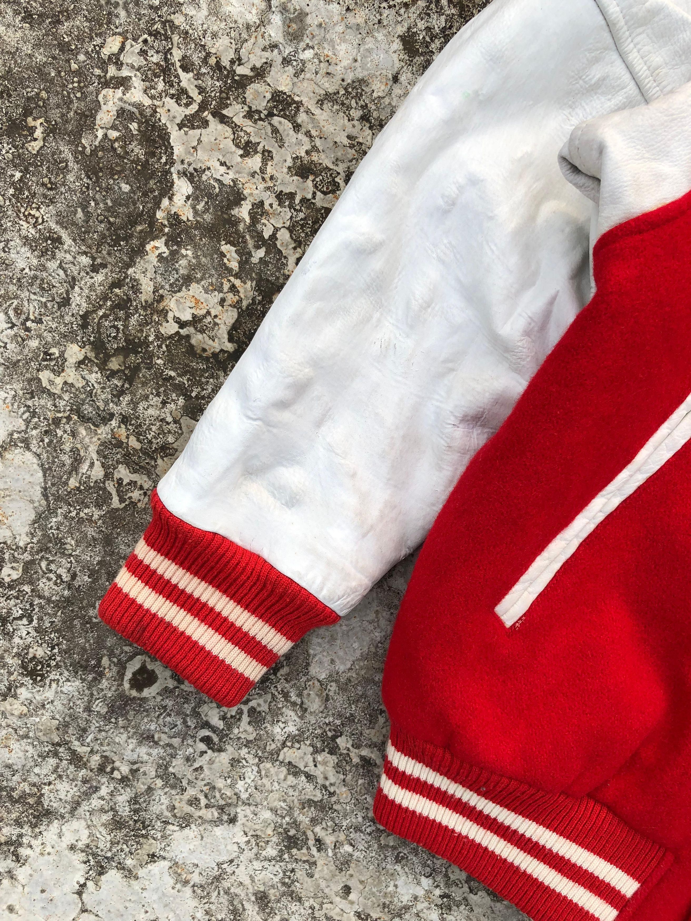 McGregor McGregor Varsity Jacket Red & White Size US M / EU 48-50 / 2 - 2 Thumbnail