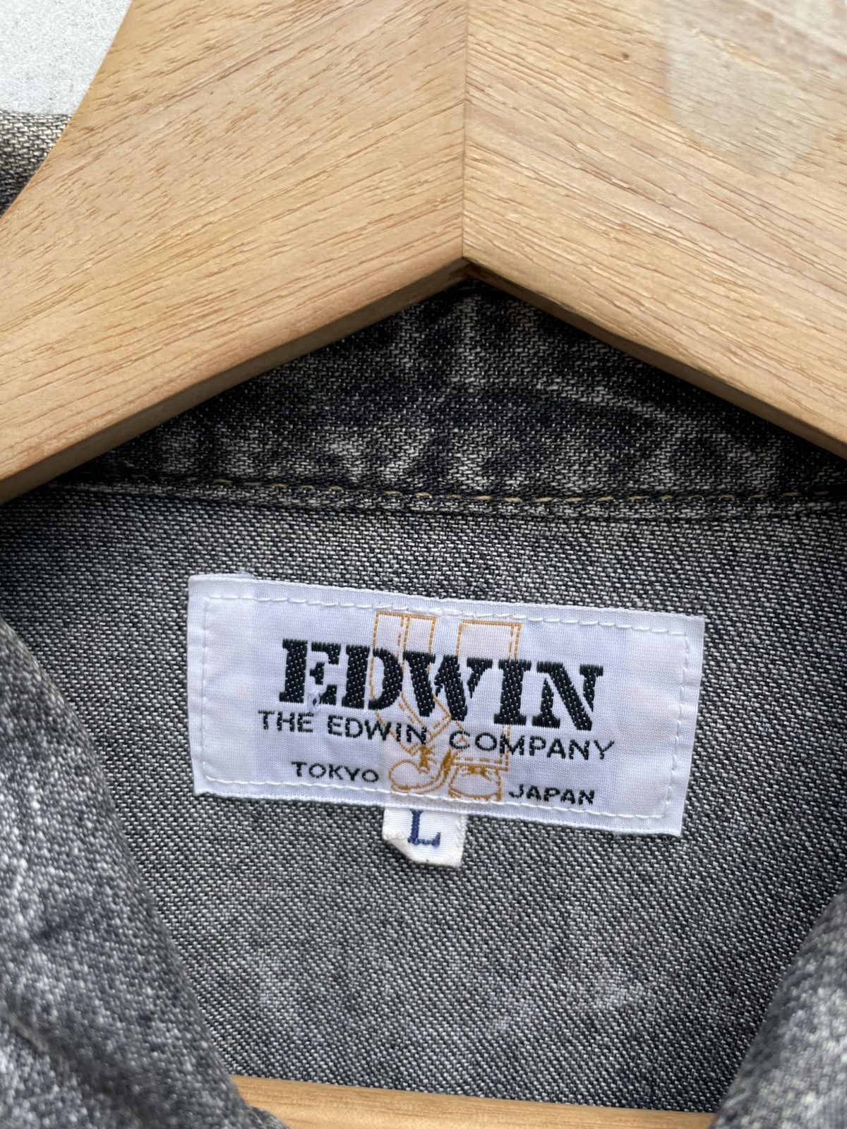 Japanese Brand 🔥Accept Binding Offer🔥 Vintage Edwin Denim Jacket Size US L / EU 52-54 / 3 - 6 Thumbnail