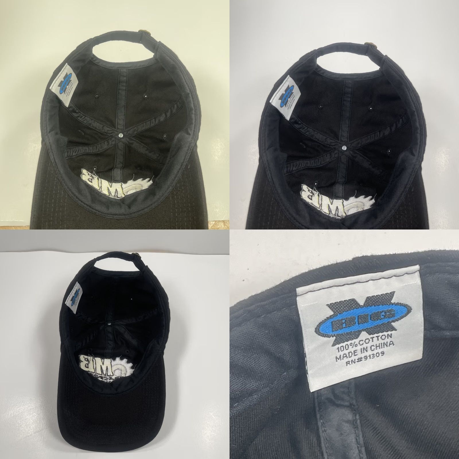 Equipment Big X Hat Adult Black Adjustable StrapBack Baseball Cap MB Tractor & Equipment Size ONE SIZE - 8 Thumbnail