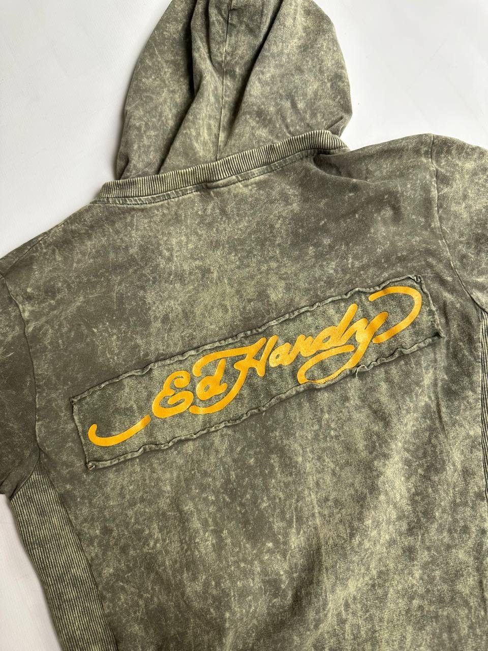 Ed Hardy Ed Hardy Vintage Short sleeve Hoodie Christian Audigier🔥 Size L / US 10 / IT 46 - 6 Thumbnail