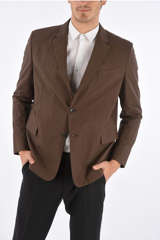 Valentino o1y0525 Blazer in Brown Size US S / EU 44-46 / 1 - 1 Thumbnail