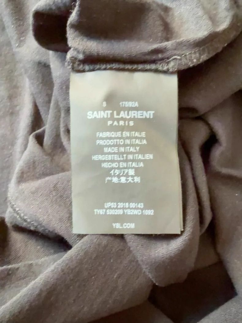 Saint Laurent Paris Saint laurent paris short sleeves 2506-Nextarrow Size US S / EU 44-46 / 1 - 4 Thumbnail