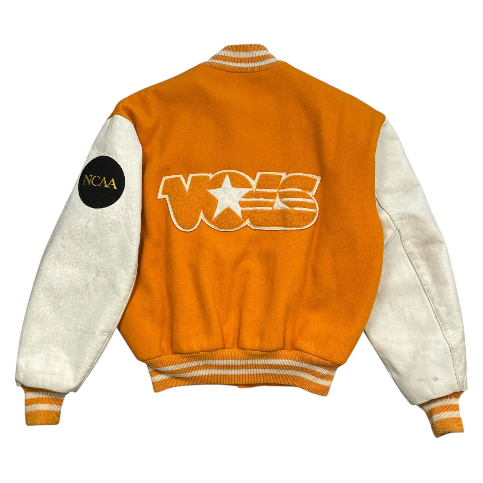 NCAA RARE VTG 90s TENNESSEE VOLUNTEERS VOLS DELONG VARSITY JACKET Size US L / EU 52-54 / 3 - 1 Thumbnail