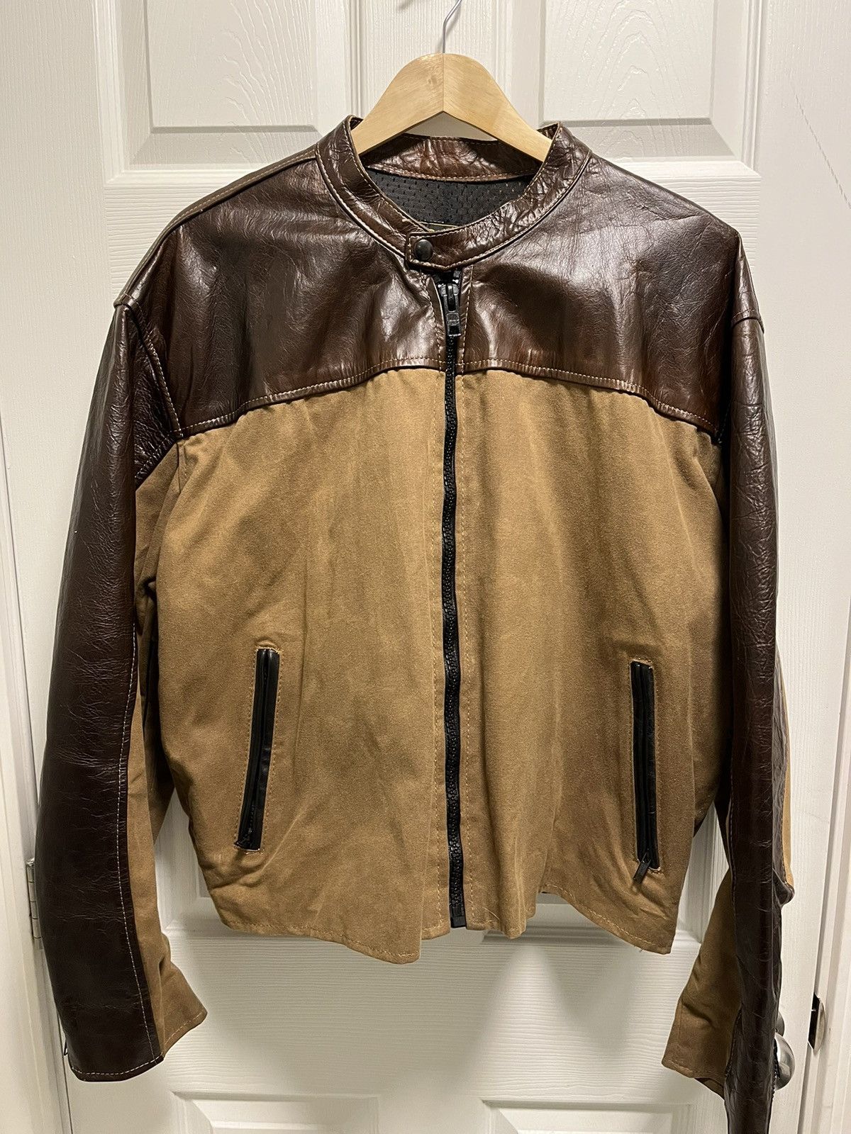 image of Vanson Leathers Vanson Leather Jacket in Brown, Men's (Size XL)