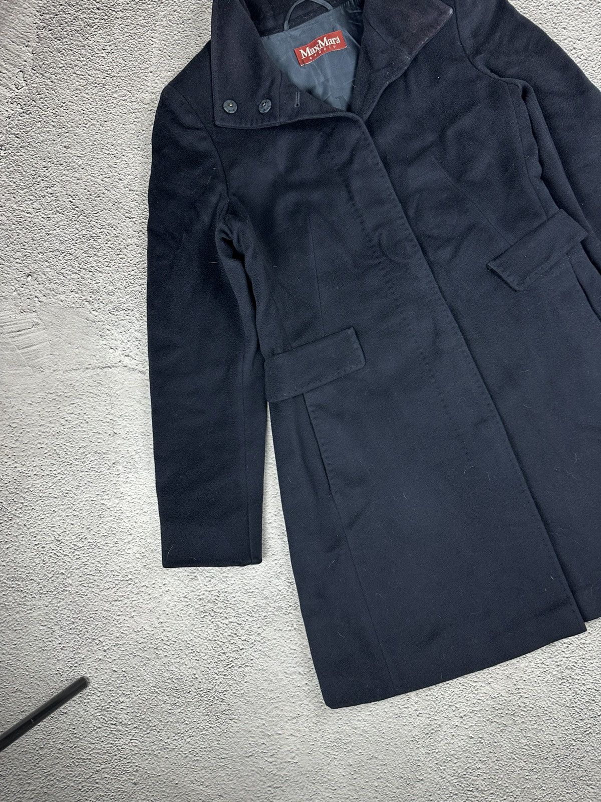 Max Mara Vintage Max Mara Studio Wool Jacket Coat Trench Old Money Size M / US 6-8 / IT 42-44 - 4 Thumbnail