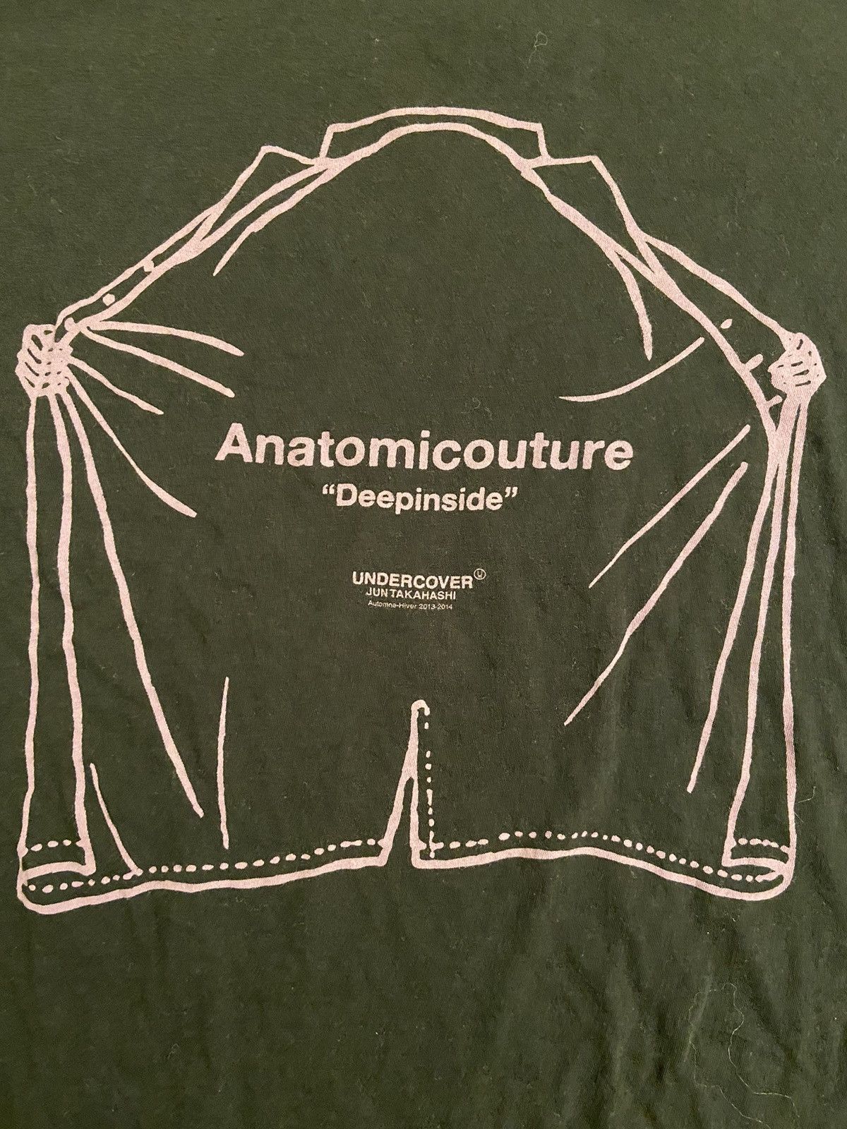Undercover UNDERCOVER SS13 ANATOMICOUTURE “DEEPINSIDE” TEE Size US S / EU 44-46 / 1 - 3 Thumbnail