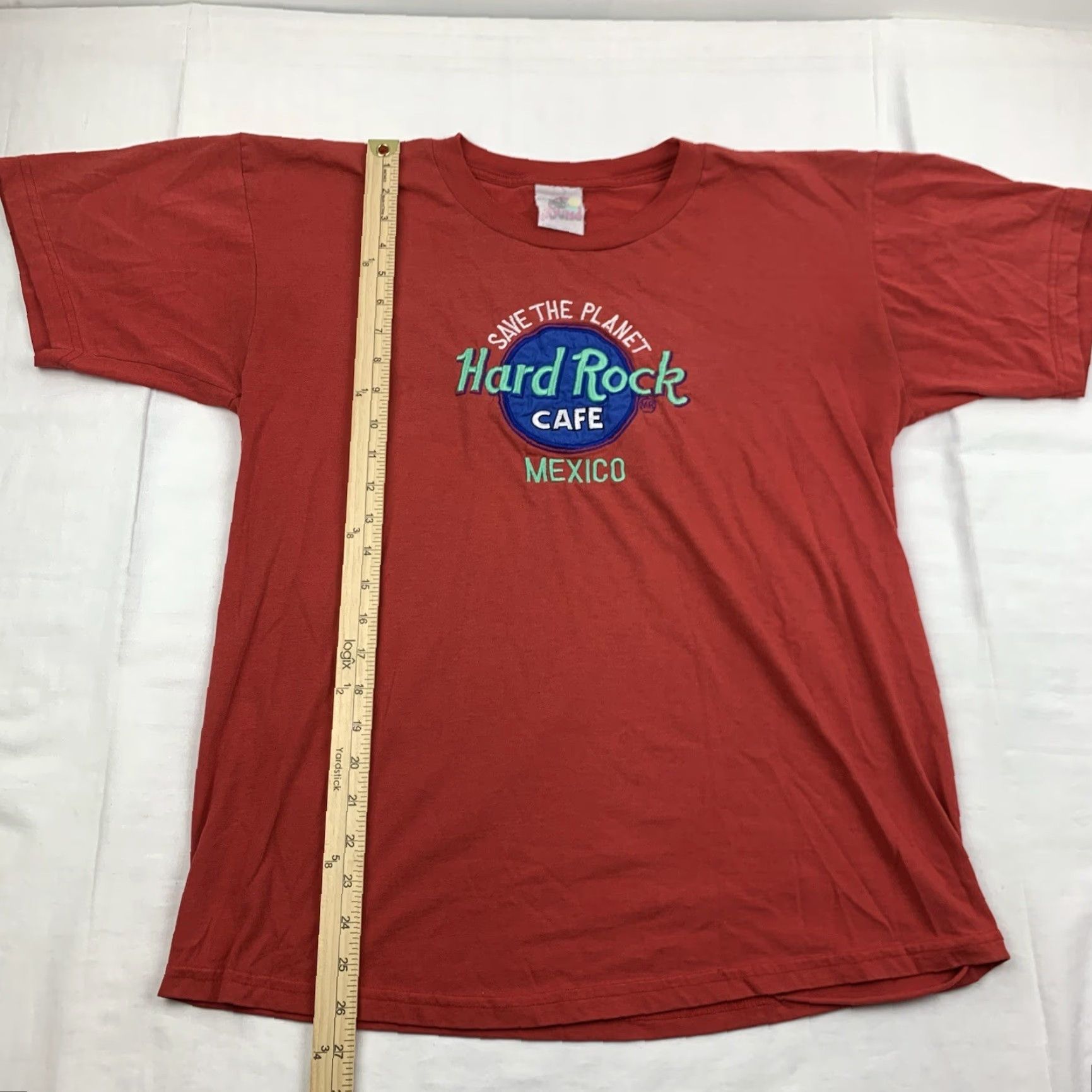 Hard Rock Cafe VINTAGE Hard Rock Cafe T Shirt Men Adult M Red Embroidered Rock & Roll Mexico 90s Shirt Size US M / EU 48-50 / 2 - 4 Thumbnail