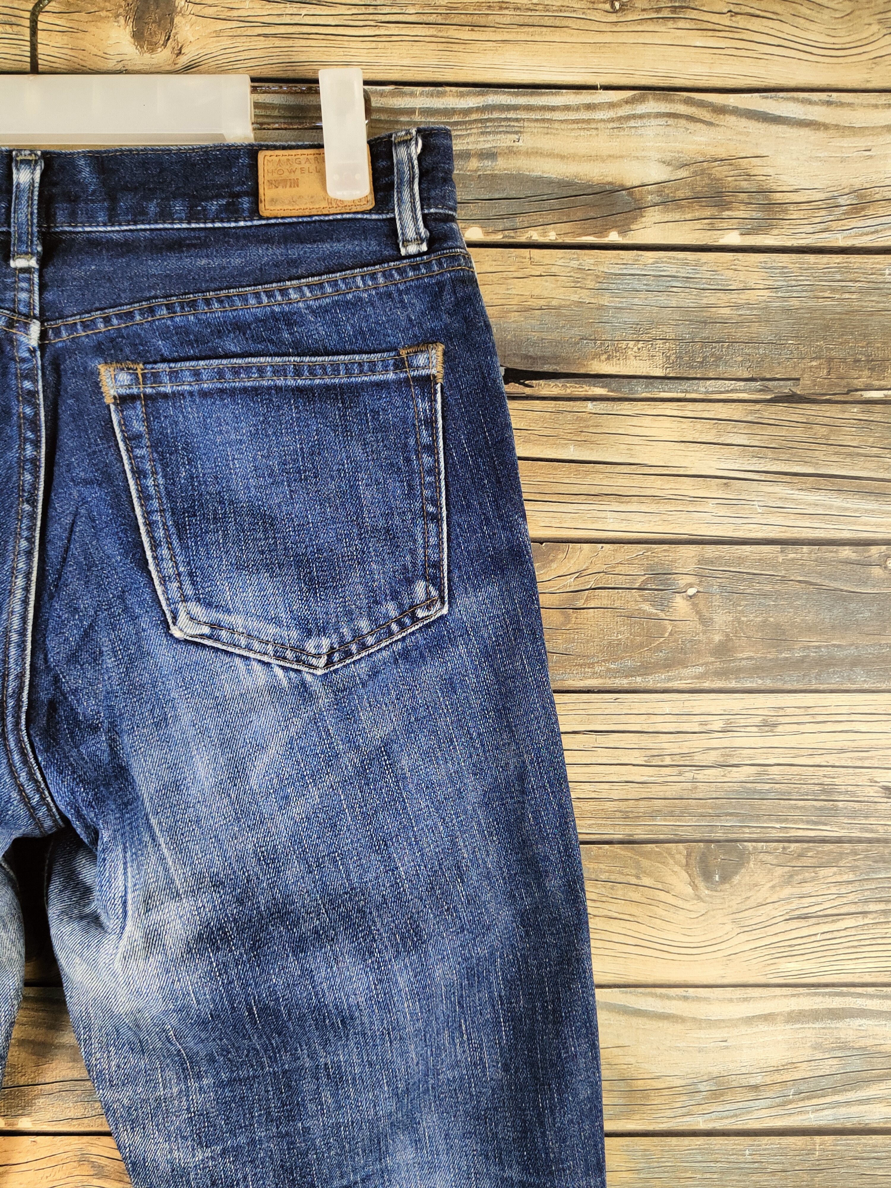 Margaret Howell DL Margaret Howell-Edwin Distressed Ripped Jeans #46-890 Size US 29 - 10 Thumbnail