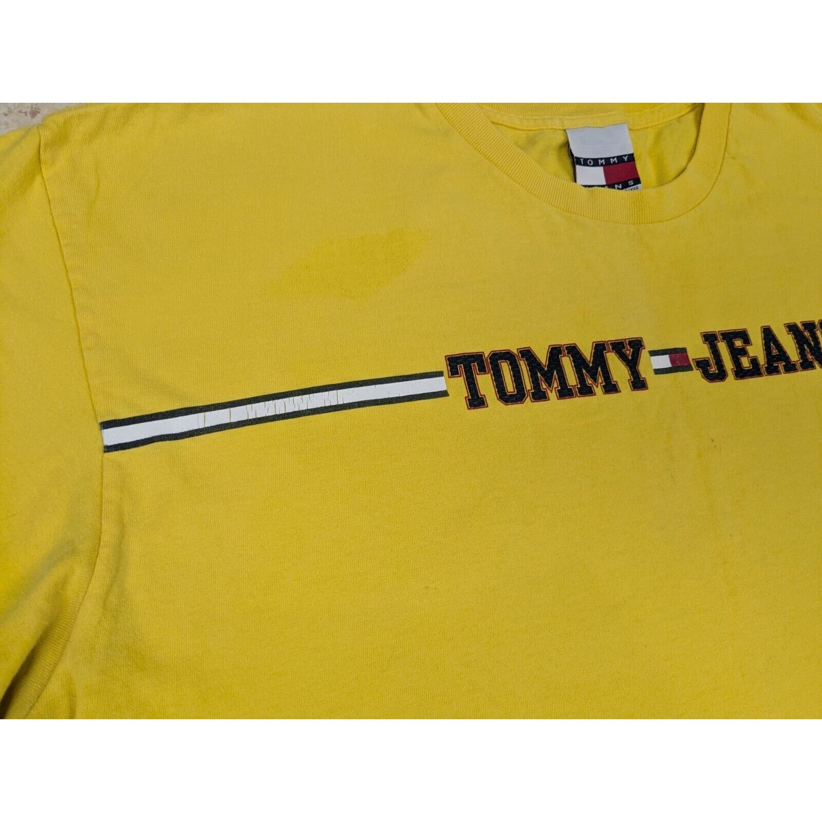 Tommy Hilfiger Vtg Tommy Hilfiger Jeans Shirt Y2k Streetwear Logo Spellout Size US XXL / EU 58 / 5 - 2 Thumbnail