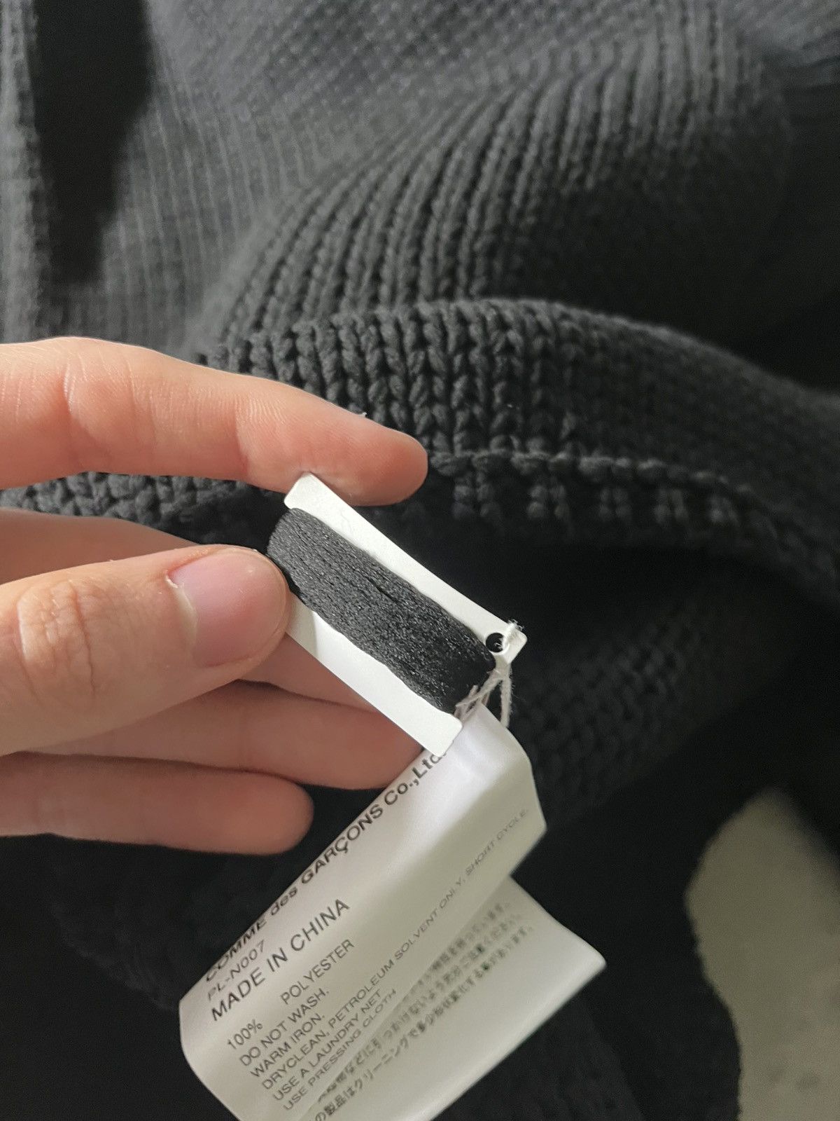 Comme des Garcons × Comme des Garcons Homme Plus × Japanese Brand Comme des Garcons Homme Plus braid black sweater knit Size US M / EU 48-50 / 2 - 12 Thumbnail