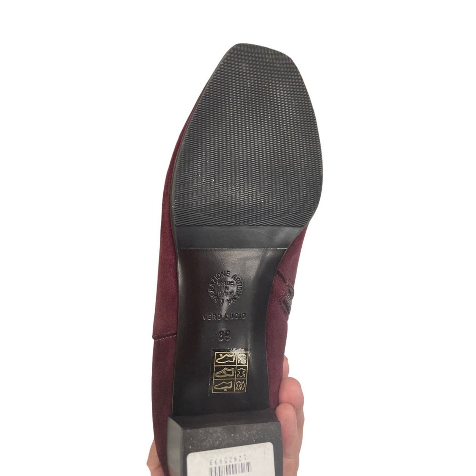 & Other Stories Eliot Zed London Suede Ankle Boots – Burgundy, Made in Italy Size US 8.5 / IT 38.5 - 2 Thumbnail