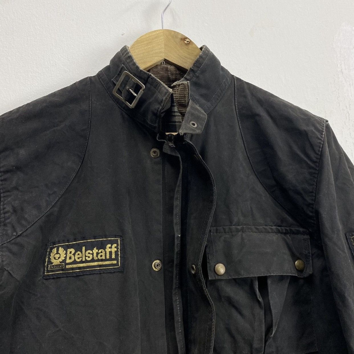 Belstaff Vintage Belstaff Racemaster Waxed Cotton Black Series Jacket Size US M / EU 48-50 / 2 - 12 Thumbnail
