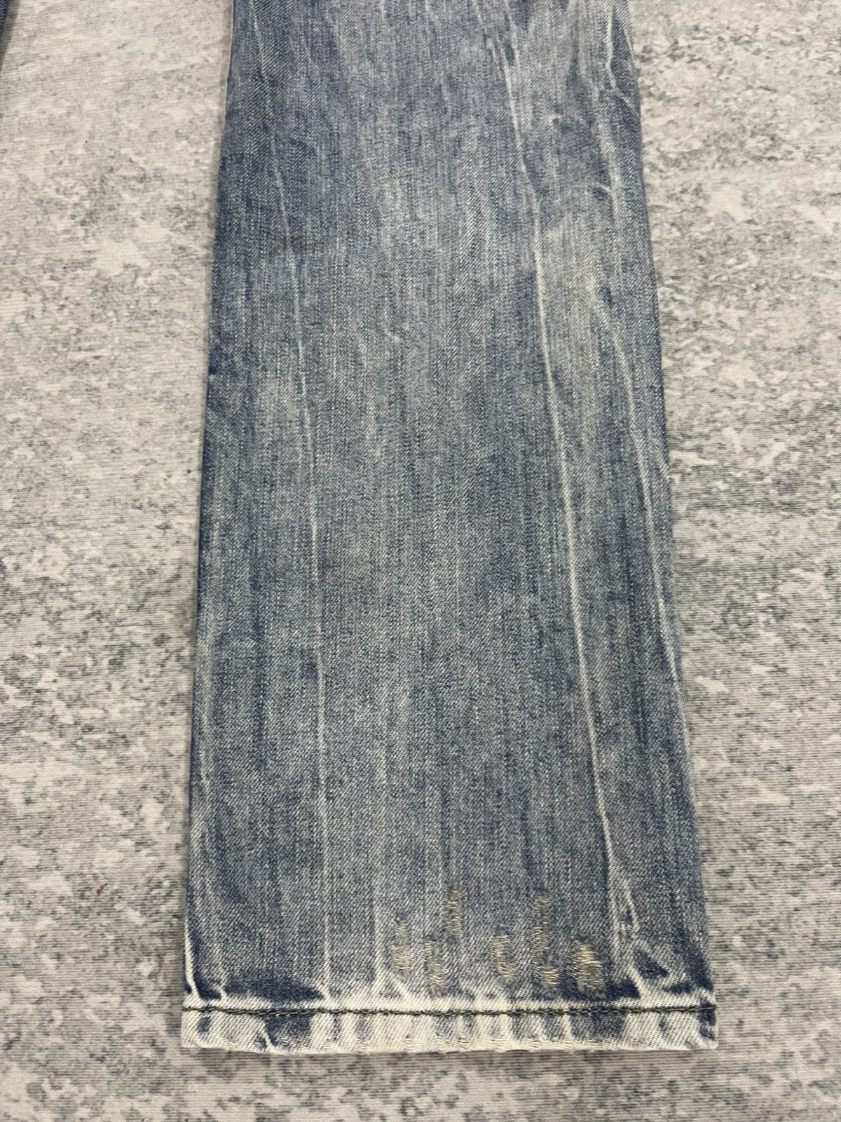Diesel Diesel Krooley 0813Z Regular Slim-Carrot Distressed Jeans Size US 30 / EU 46 - 15 Thumbnail