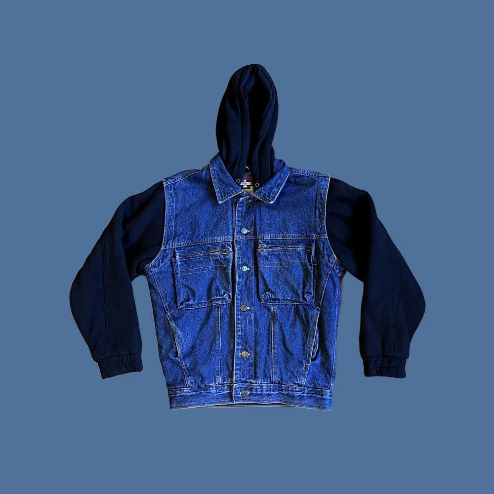 Denime VINTAGE Santa Fe Outback Denim Jacket Shirt Mens Small Blue Quilt Lined 90s Size US S / EU 44-46 / 1 - 1 Thumbnail