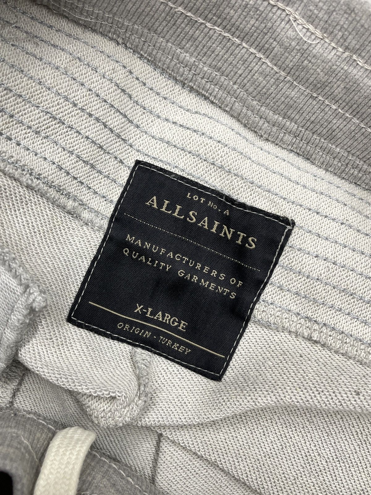 Allsaints Vintage AllSaints Grey Sweatpants Drill Y2K Size US 36 / EU 52 - 7 Thumbnail