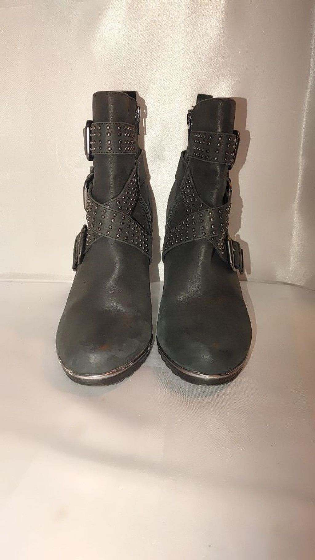 Soffe Sofft Whitney Studded Moto Boots Size 8M Size US 8 / IT 38 - 4 Thumbnail