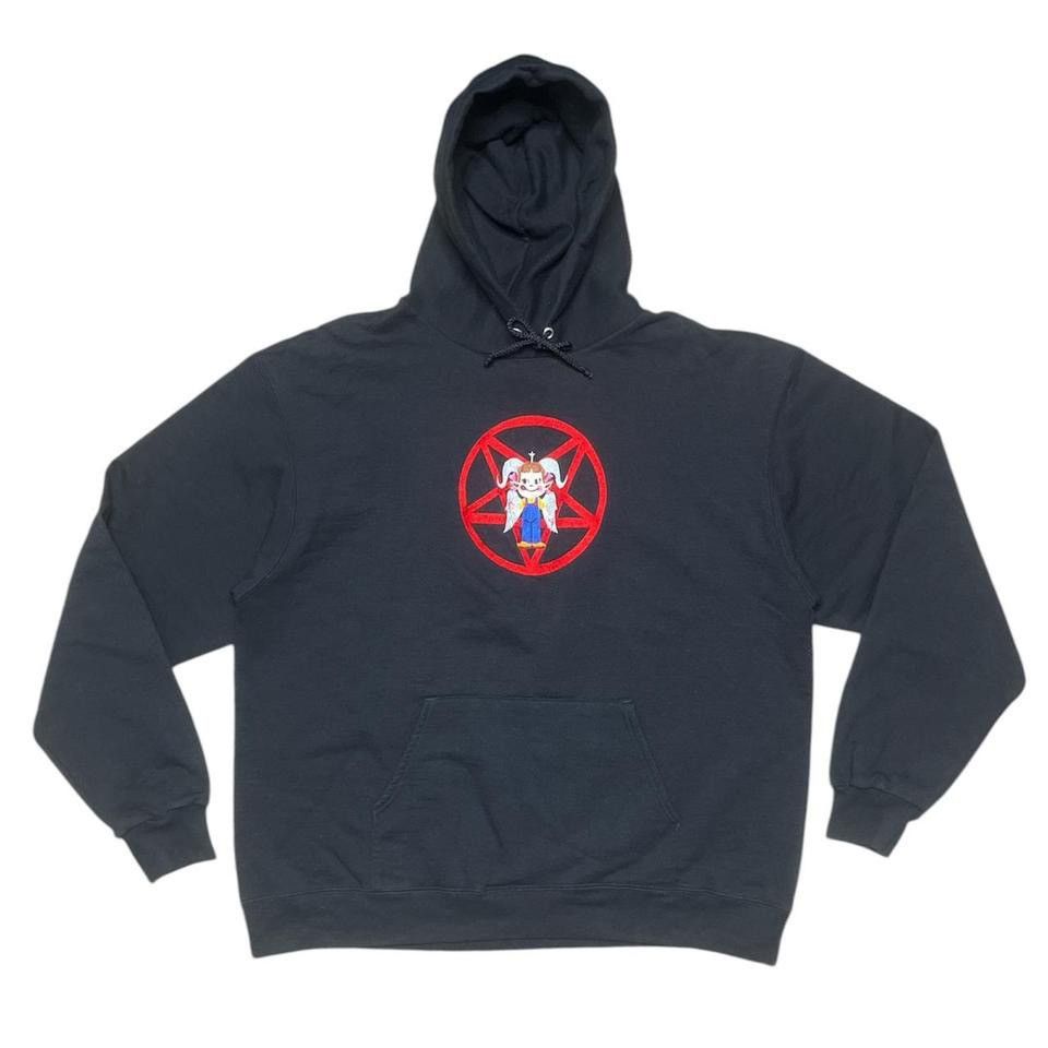 Vintage y2k pentagram devil girl hoodie Size US XL / EU 56 / 4 - 1 Thumbnail