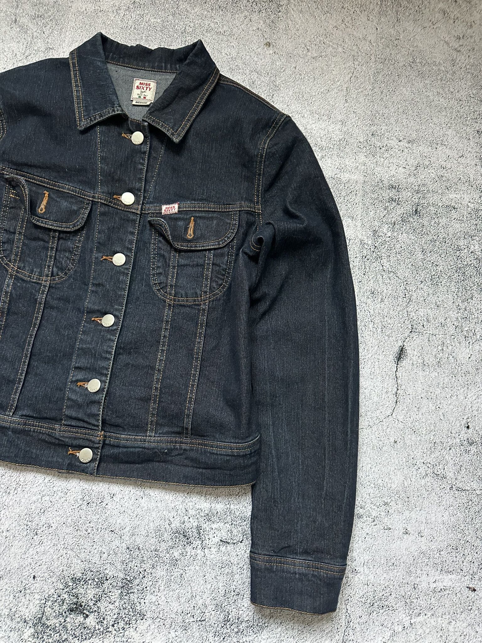 Miss Sixty Miss Sixty Blue Denim Button Jacket M Size Size M / US 6-8 / IT 42-44 - 3 Thumbnail