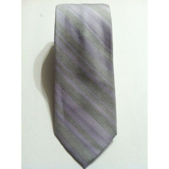 Calvin Klein CALVIN KLEIN MENS NEW LAVENDER/GRAY NECKTIE WIDTH: 2 7/8" Size ONE SIZE - 1 Thumbnail