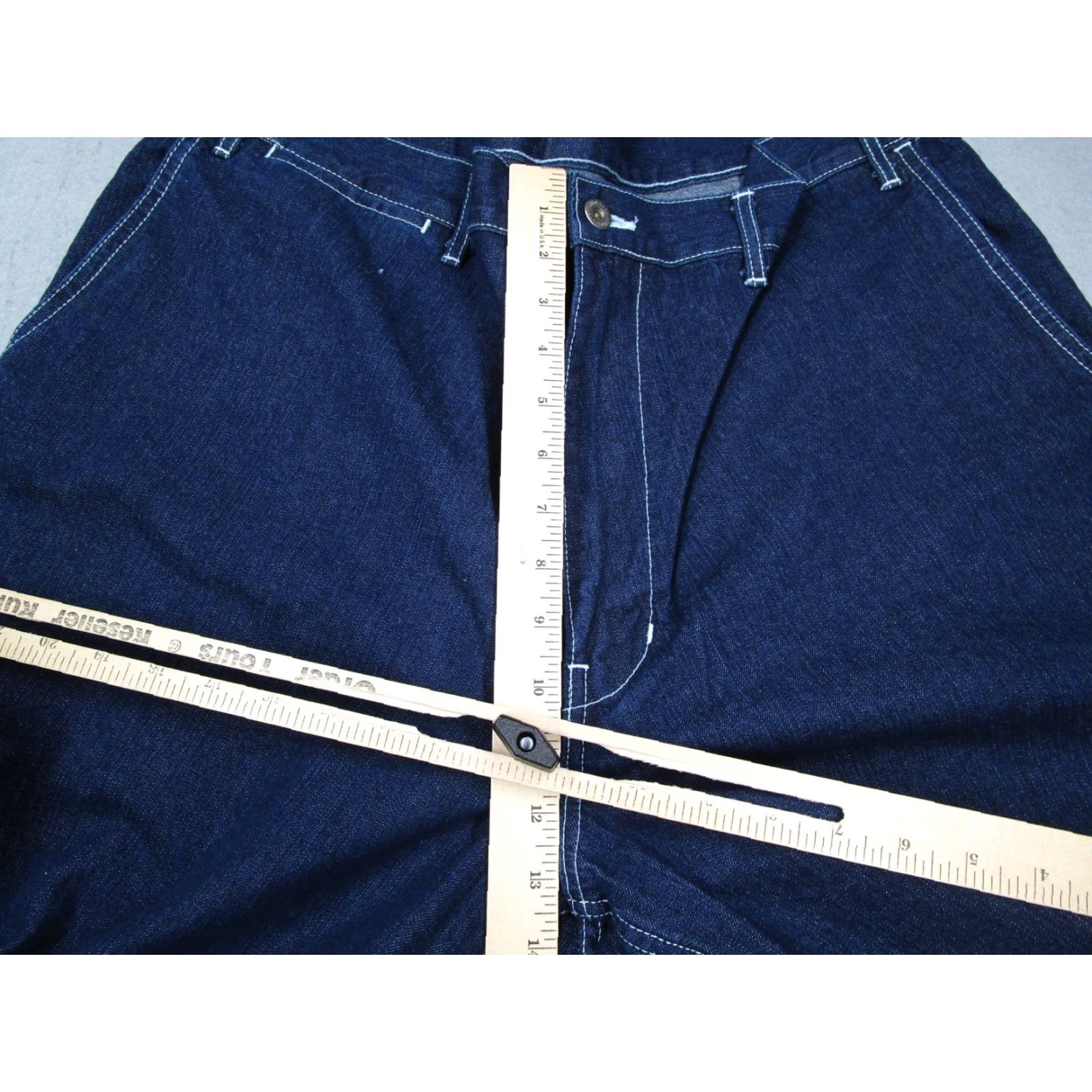 Tenderloin TENDERLOIN Jeans XL Blue Wide-Leg High Rise 5-Pocket Denim Made in Japan 40x31 Mens Size US 36 / EU 52 - 6 Thumbnail