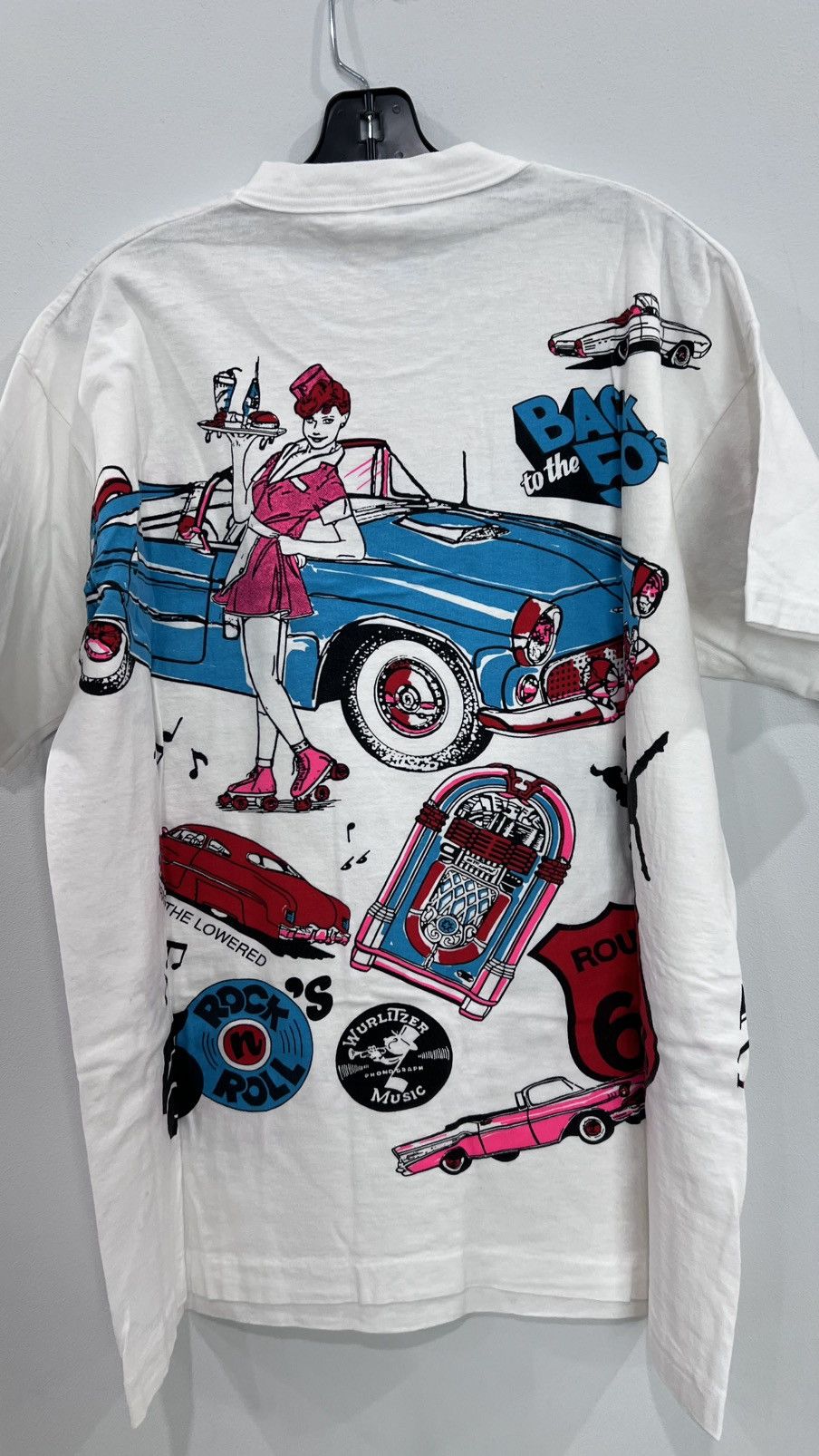 Vintage 1991 Cruisin' "Back to the 50's" Vintage T-Shirt size XL Size US XL / EU 56 / 4 - 6 Thumbnail