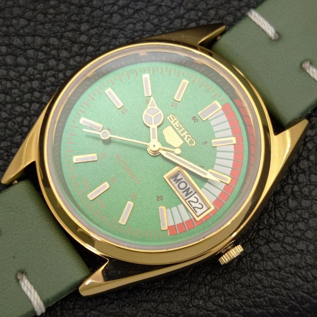 Seiko REFURBISHED VINTAGE SEIKO 5 AUTO JAPAN MENS WATCH a440703 Size 38 - 6 Thumbnail