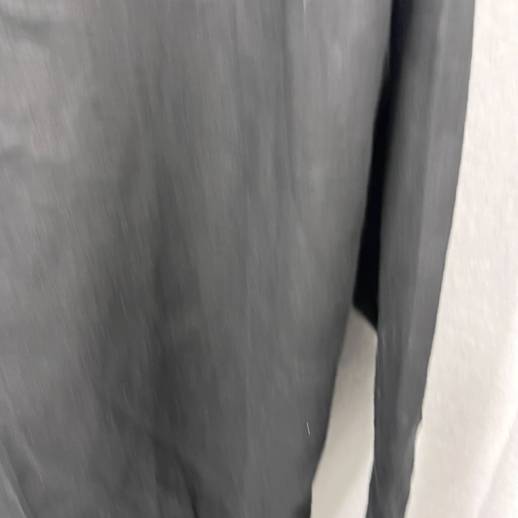 Vintage VINTAGE Monday Linen Oversized Shirt Womens Casual Long Sleeve Button-Up Tunic Black 90s Size ONE SIZE - 7 Thumbnail