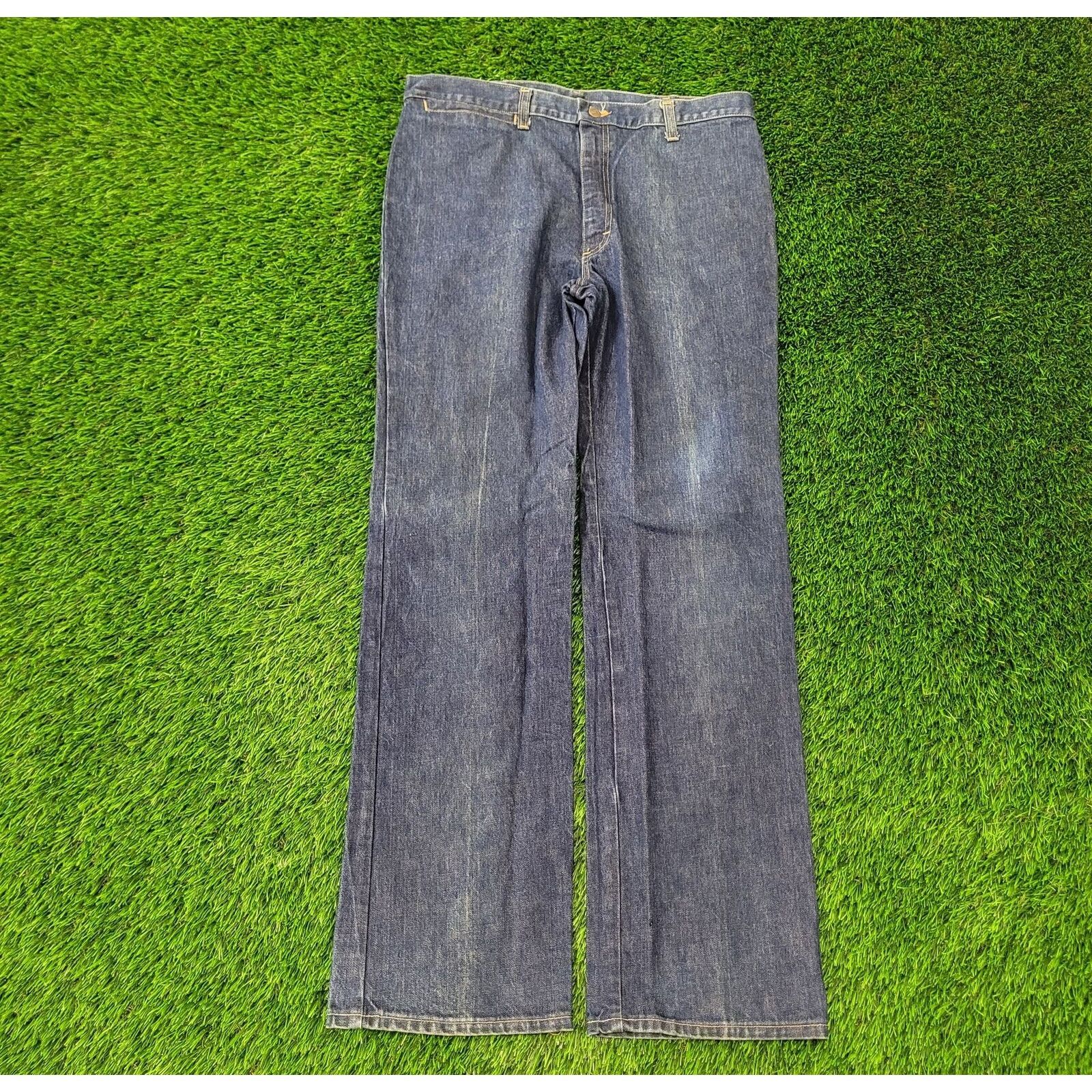 Lee Vintage 60s LEE Bootcut Jeans 36x34 Creased TALON Dark-Wash Size US 36 / EU 52 - 1 Thumbnail