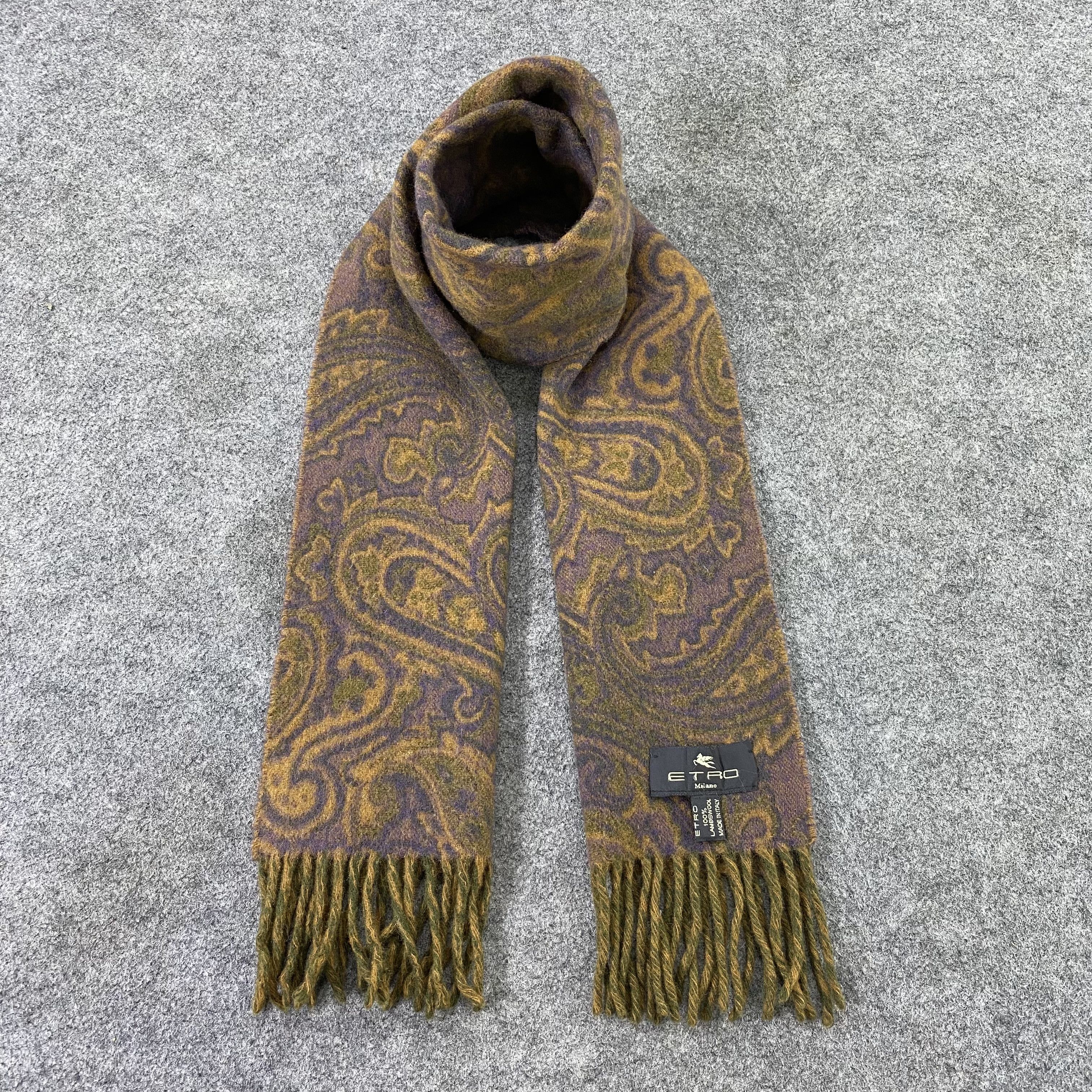 Etro Etro Wool Scarf / Muffler / Neckwear-T1522 Size ONE SIZE - 1 Thumbnail