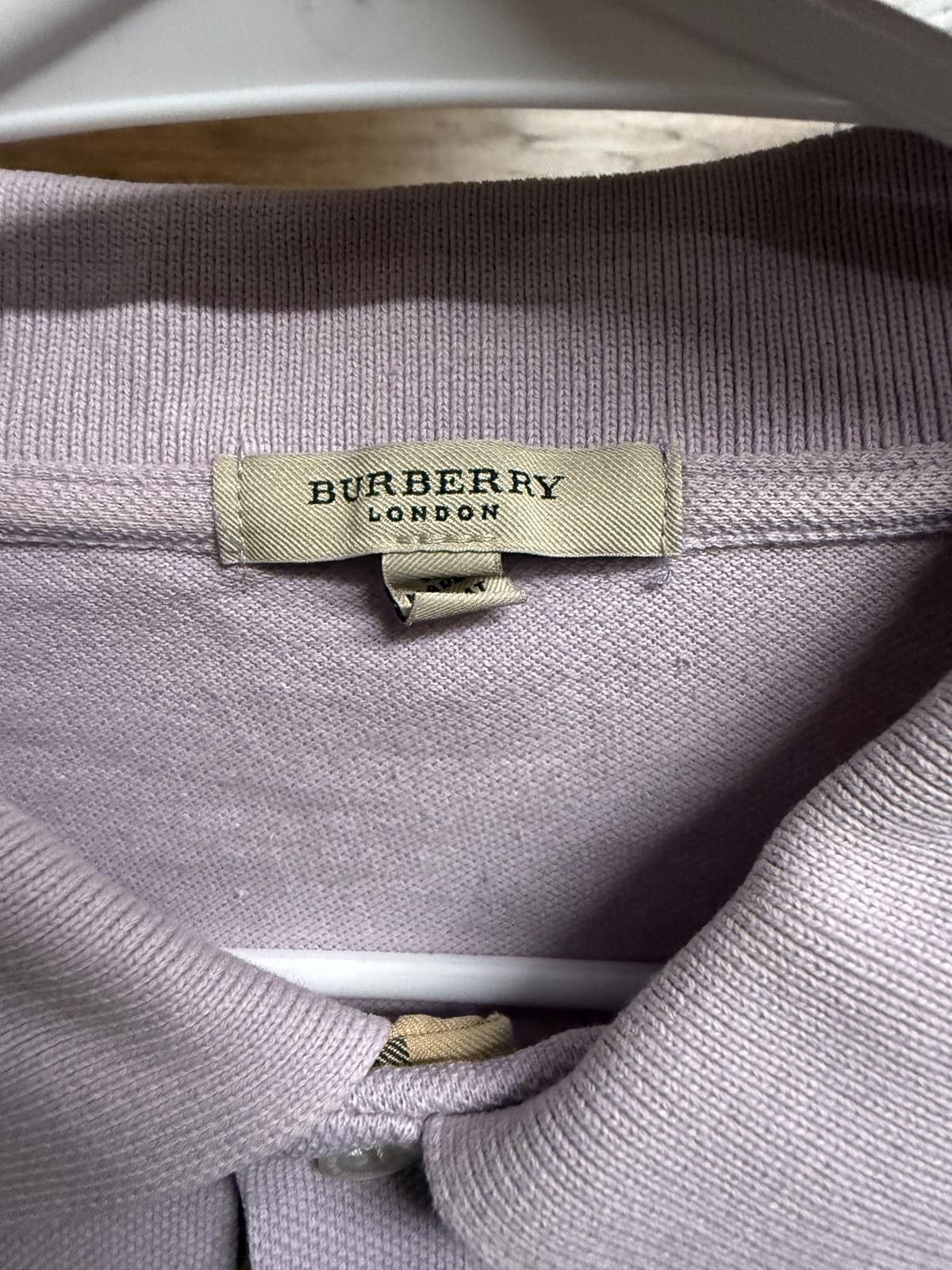 Burberry Burberry London Polo Tee - Light Purple Shirt XL Size US XL / EU 56 / 4 - 2 Thumbnail