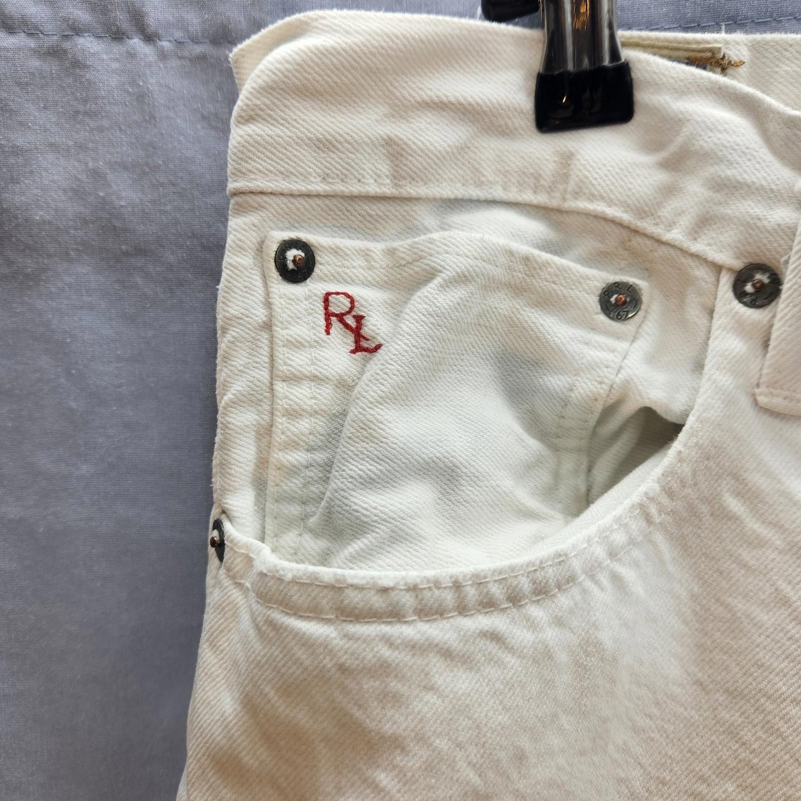 Polo Ralph Lauren Polo Varick Slim Straight White Jeans Size 36x32 Size US 36 / EU 52 - 6 Thumbnail
