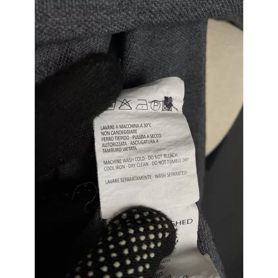 Moncler Moncler Maglia Men's Gray Collared Polo Longsleeve Sweater S Size US M / EU 48-50 / 2 - 14 Thumbnail