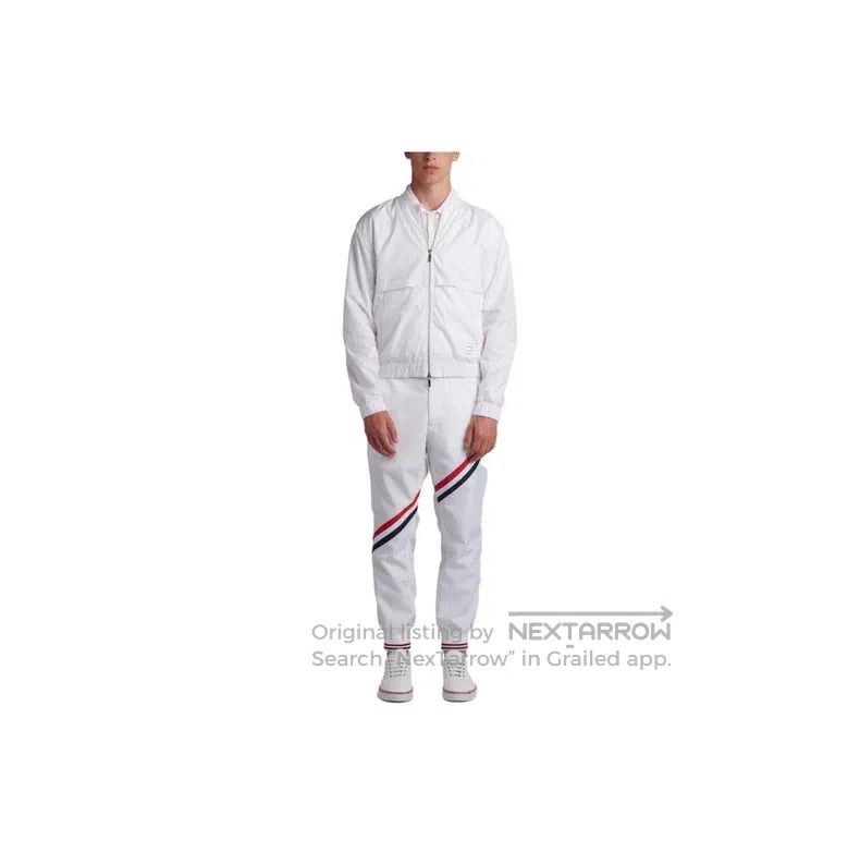 Thom Browne Thom Browne Zipper Long Sleeve Jacket, White, Lightweight Size US L / EU 52-54 / 3 - 2 Thumbnail