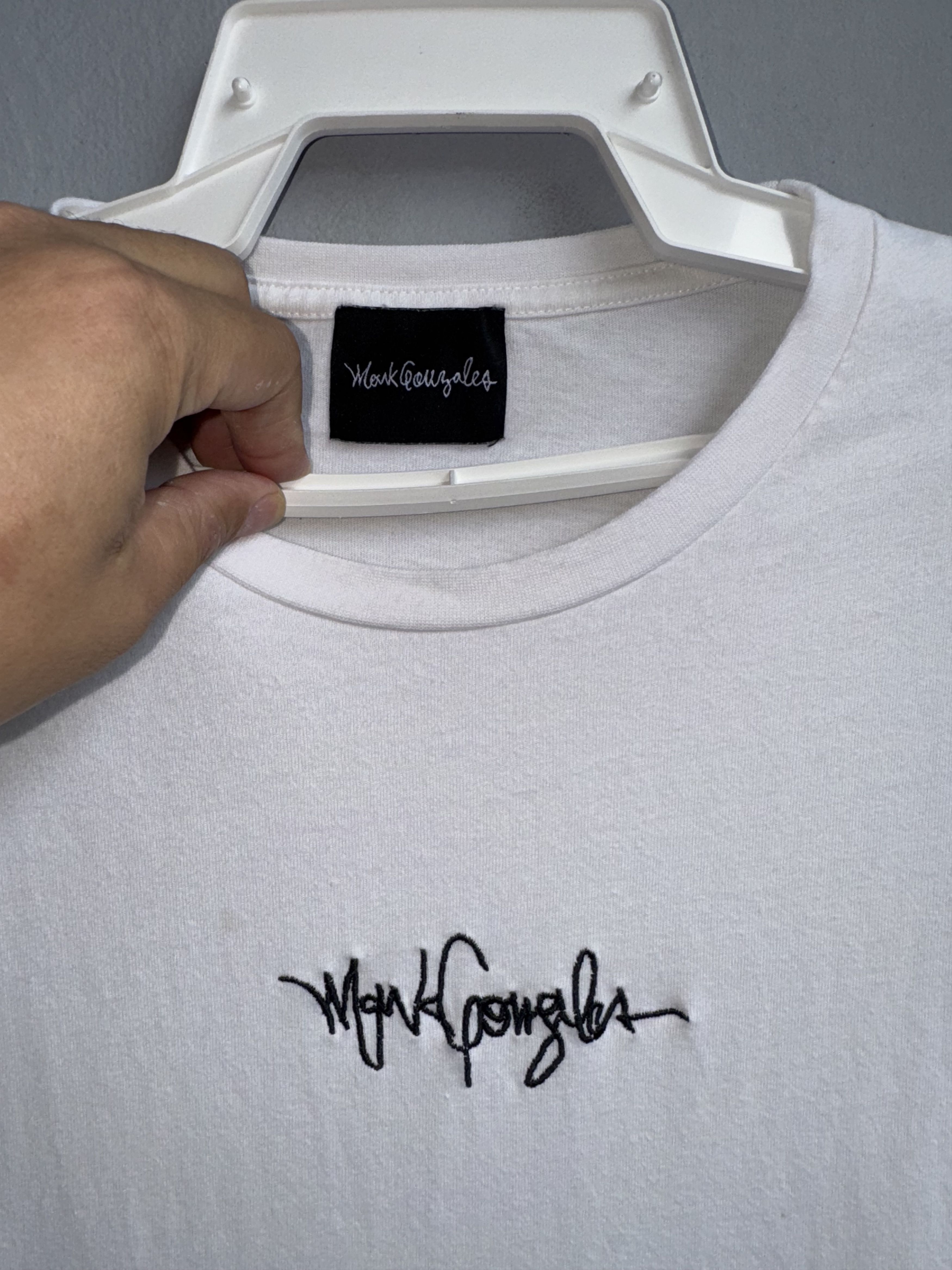 Other Mark Gonzales Angel Print Long Sleeve Shirt Size US L / EU 52-54 / 3 - 4 Thumbnail