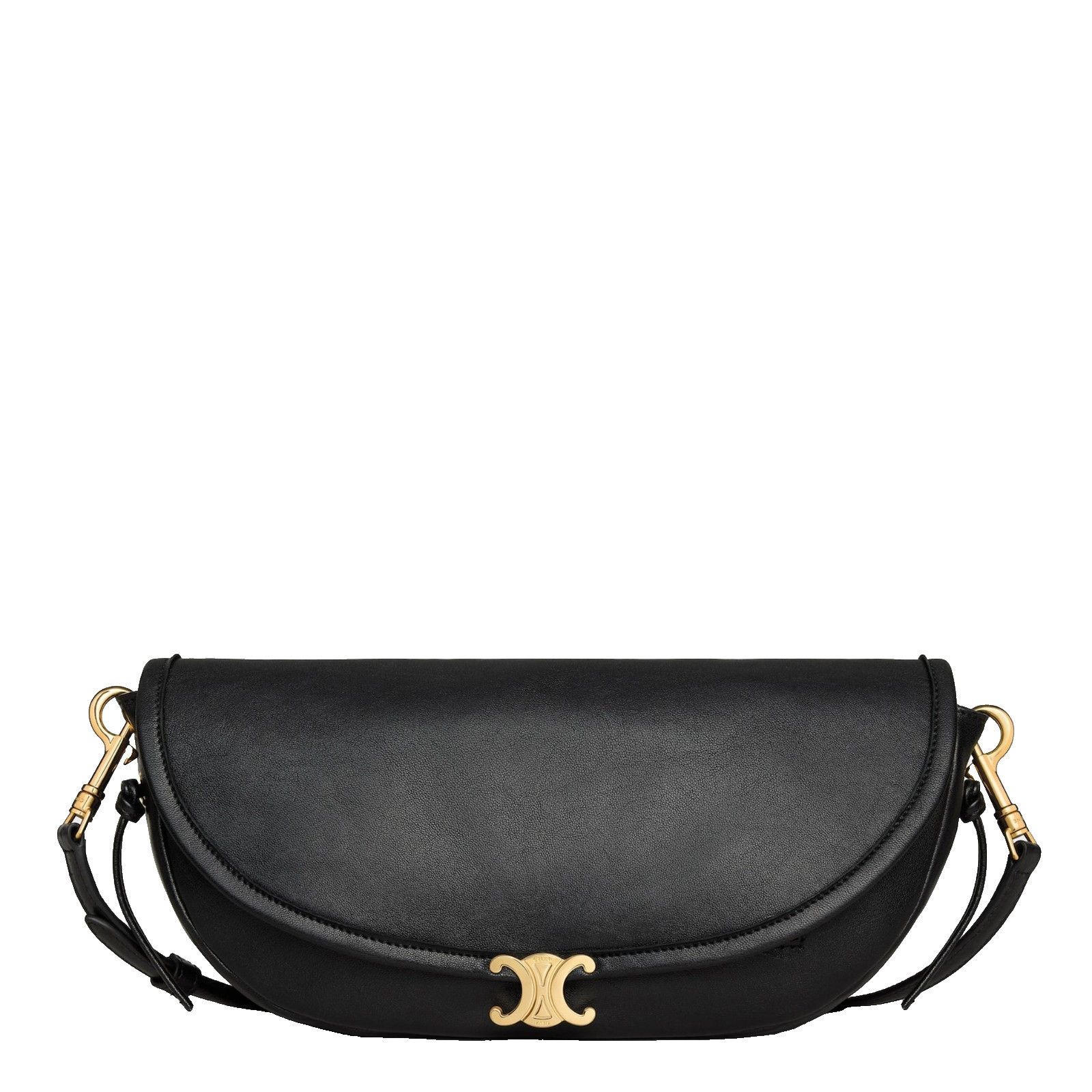 CELINE Little Halfmoon Black Shoulder Bag New & Authentic