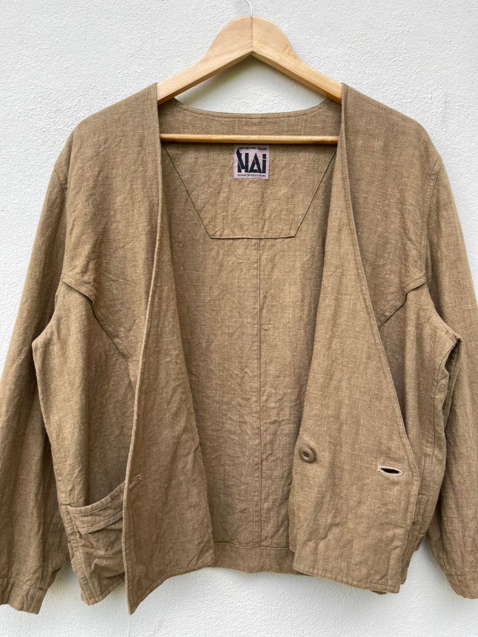 Hai Sporting Gear × Issey Miyake × Japanese Brand Hai Sporting Gear Issey Miyake Double Breast Jacket Size US M / EU 48-50 / 2 - 10 Thumbnail