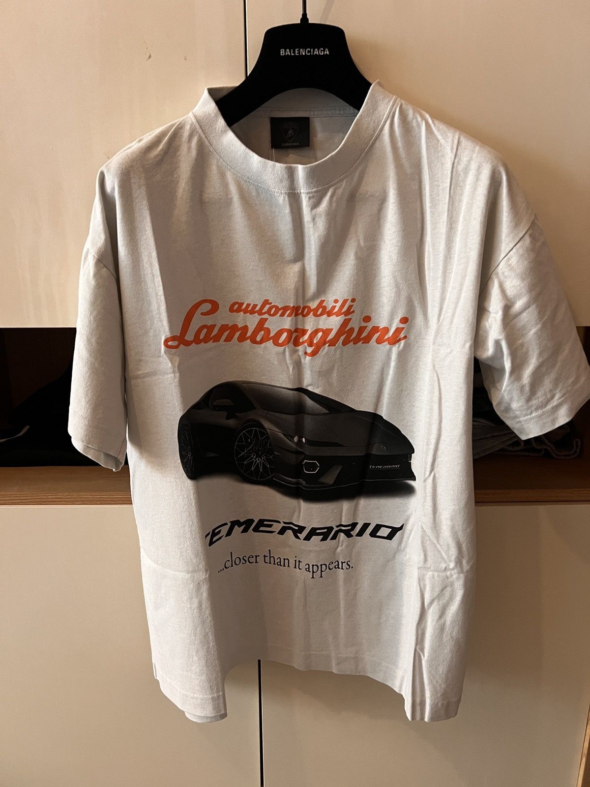 EXTREMELY RARE - Balenciaga X Lamborghini temerario T-Shirt
