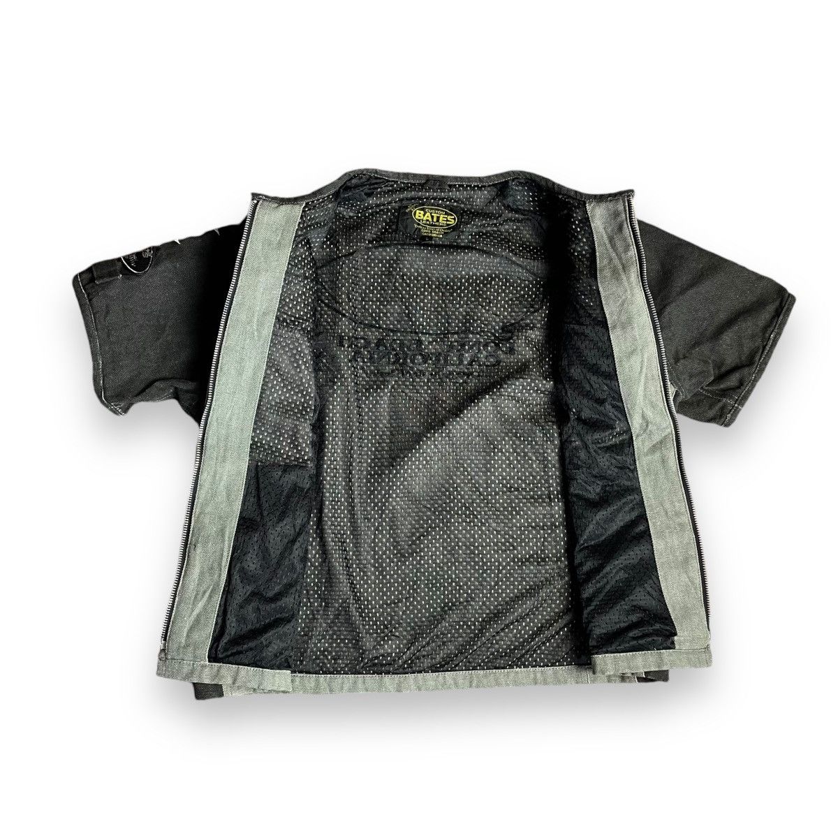 Bates Hats CUSTOM BATES LEATHERS BONDAGE PATCHES MOTORCYCLE JACKET Size US L / EU 52-54 / 3 - 12 Thumbnail