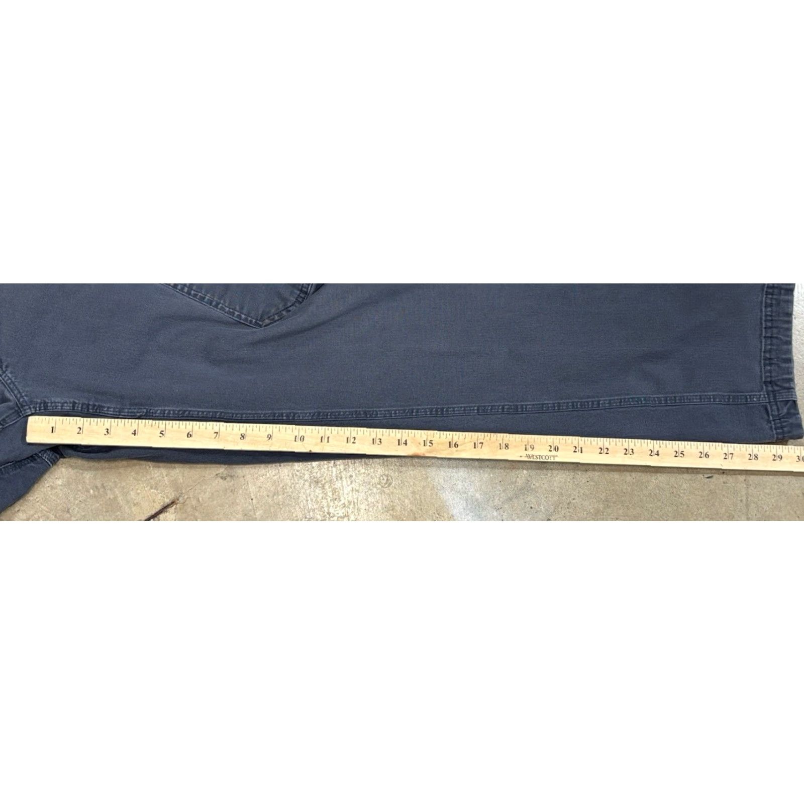 Vintage Duluth Trading 40X32 (39x30) Grey Relax Fit Fire Hose Flex Cargo Pants Workwear Size US 39 - 8 Thumbnail