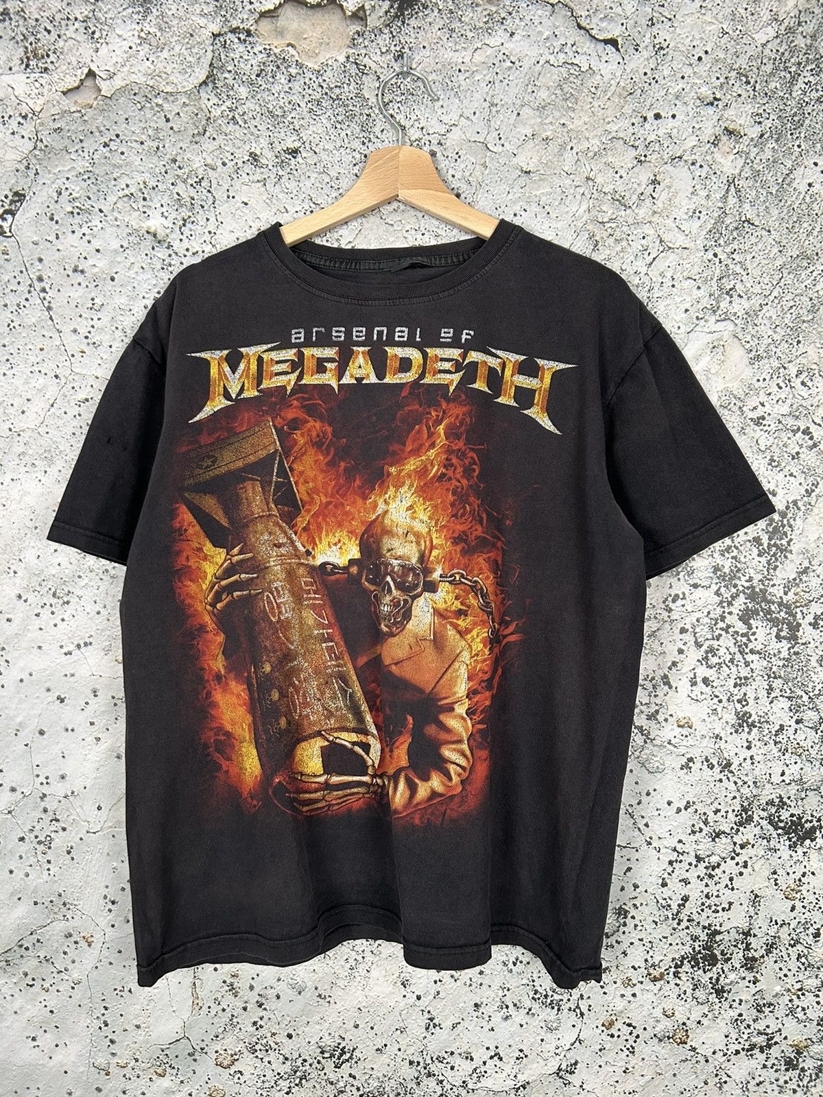 Band Tees Vintage Megadeth Rock Band Tee Metal Graphic Tee 90s Y2K Size US L / EU 52-54 / 3 - 1 Thumbnail