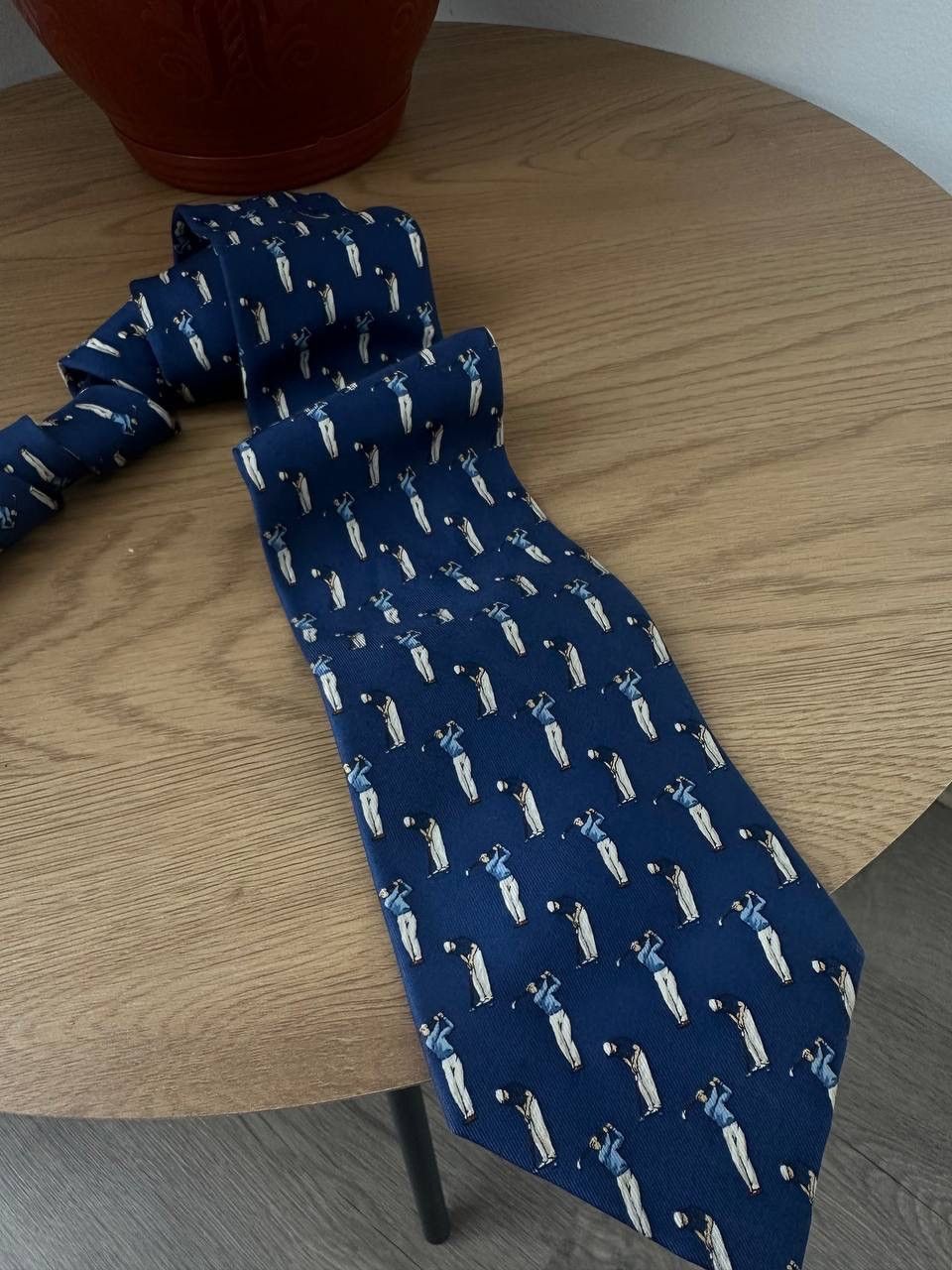 Polo Ralph Lauren Vintage Ralph Lauren Golf Tie Blue Silk Necktie Size ONE SIZE - 2 Thumbnail