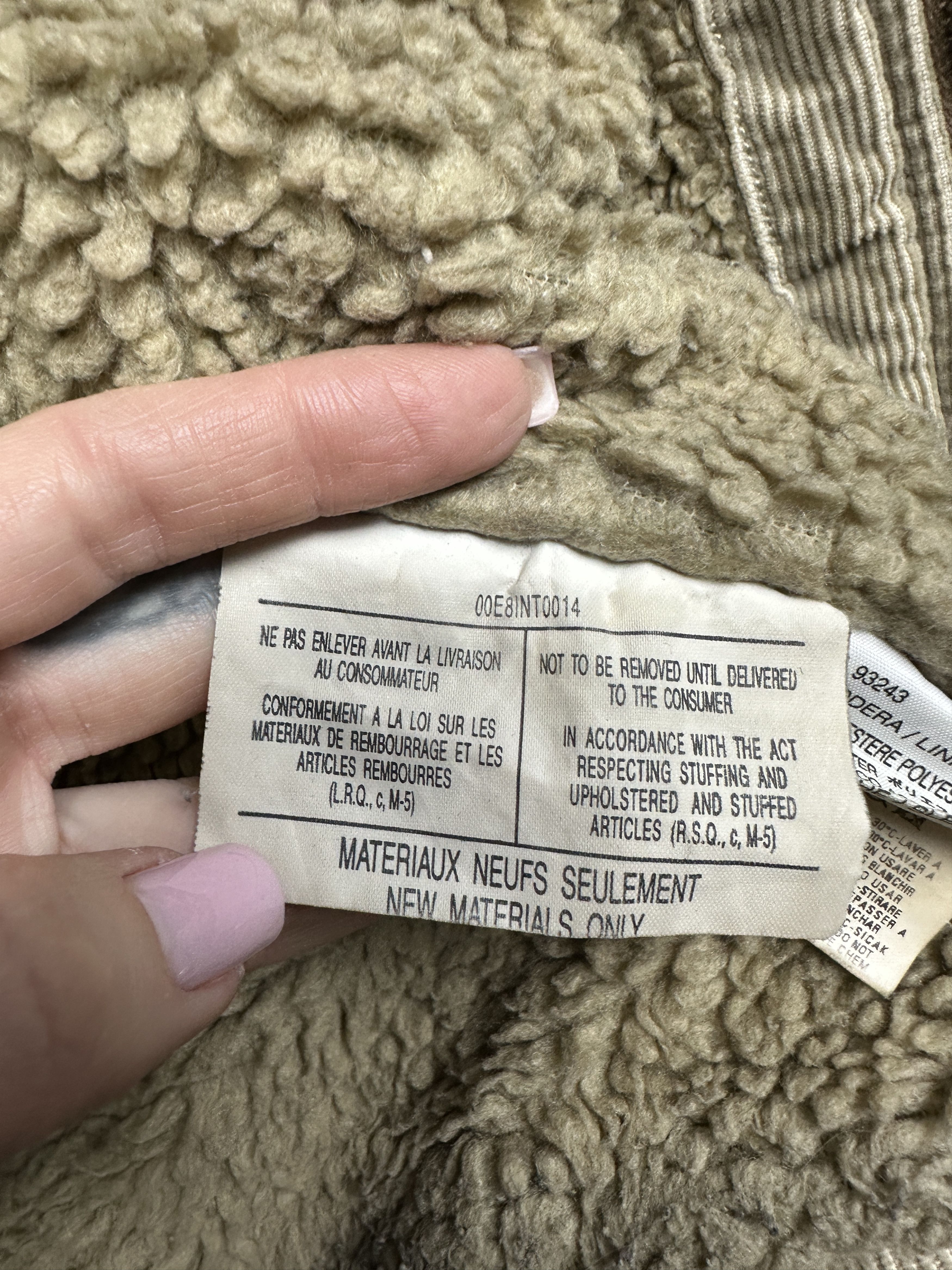 Diesel Diesel Vintage Womens Corduroy Sherpa Jacket Size S / US 4 / IT 40 - 8 Thumbnail
