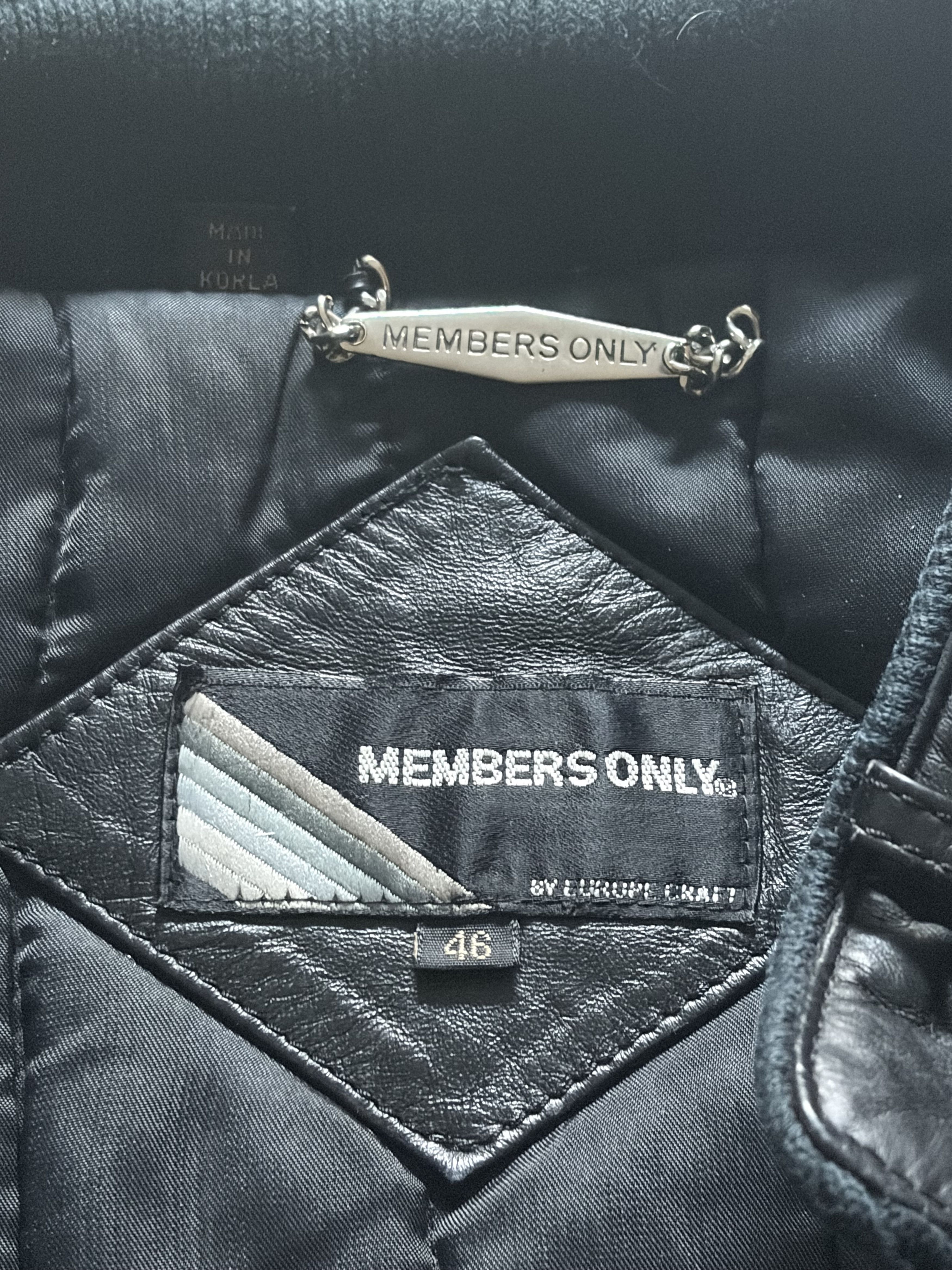 Members Only Genuine Leather Jacket Size US S / EU 44-46 / 1 - 6 Thumbnail