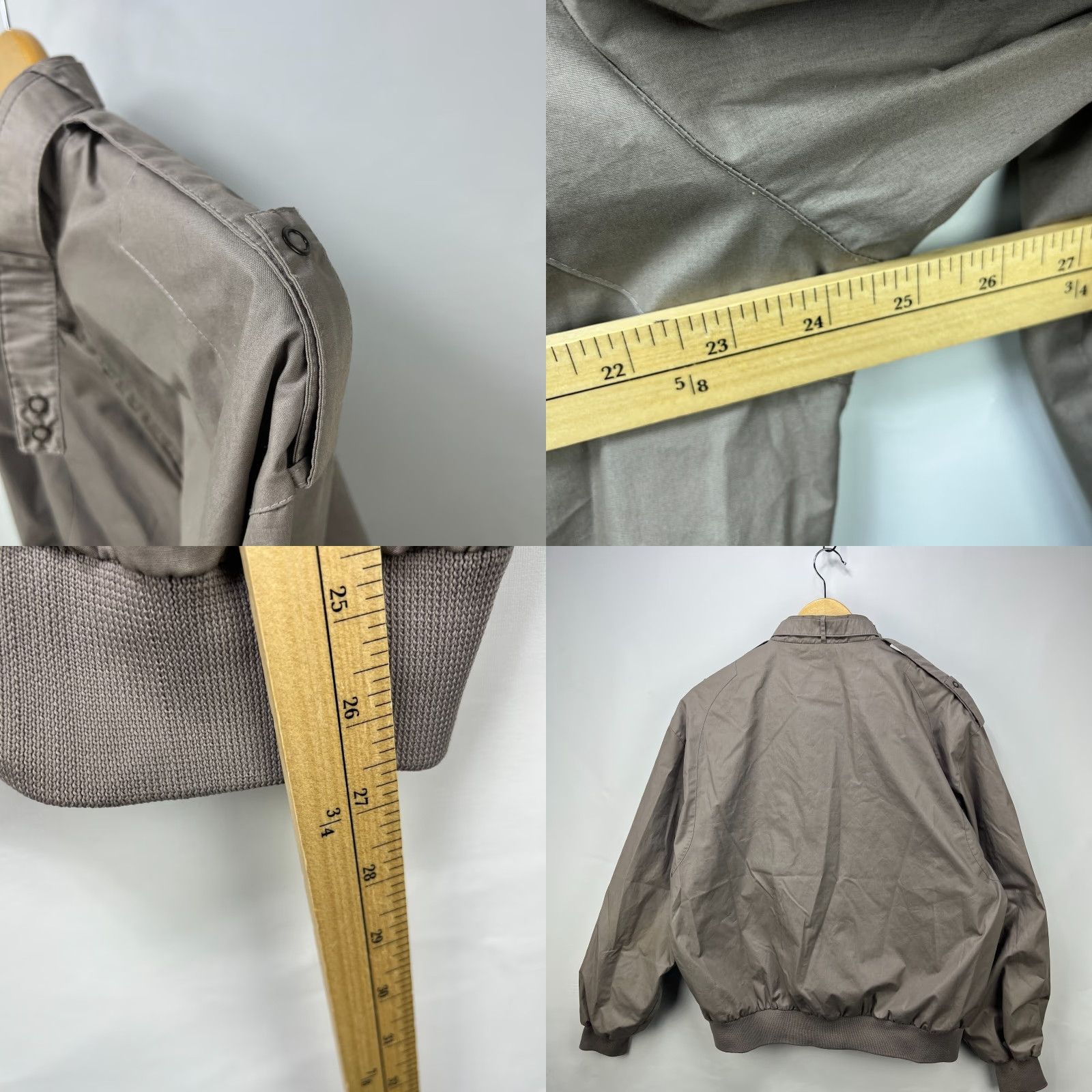 Members Only VINTAGE Members Only Jacket Windbreaker 90s Mens L Beige Size US L / EU 52-54 / 3 - 8 Thumbnail