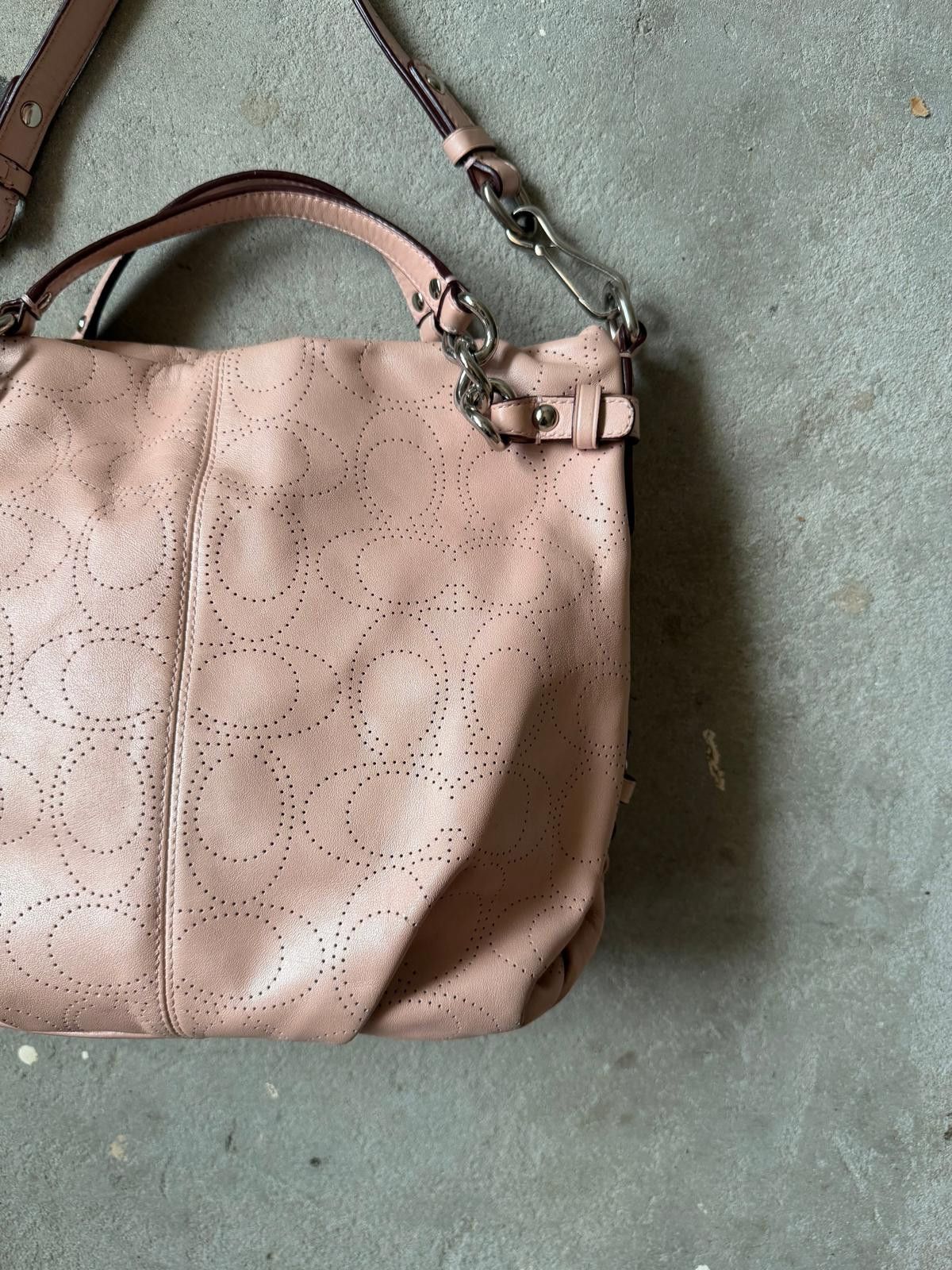 Coach Coach 2Way Signature Brooke Hobo Shoulder Bag Pink Size ONE SIZE - 4 Thumbnail