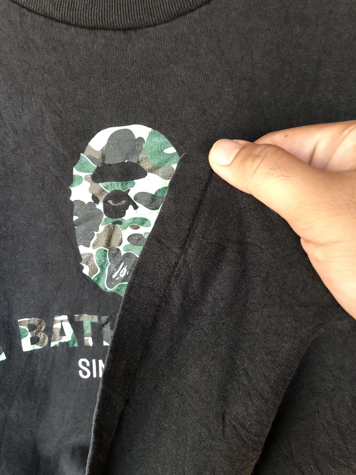 Bape Vintage A Bathing Ape Single Stich Shirt Tee Rare Size US L / EU 52-54 / 3 - 9 Thumbnail