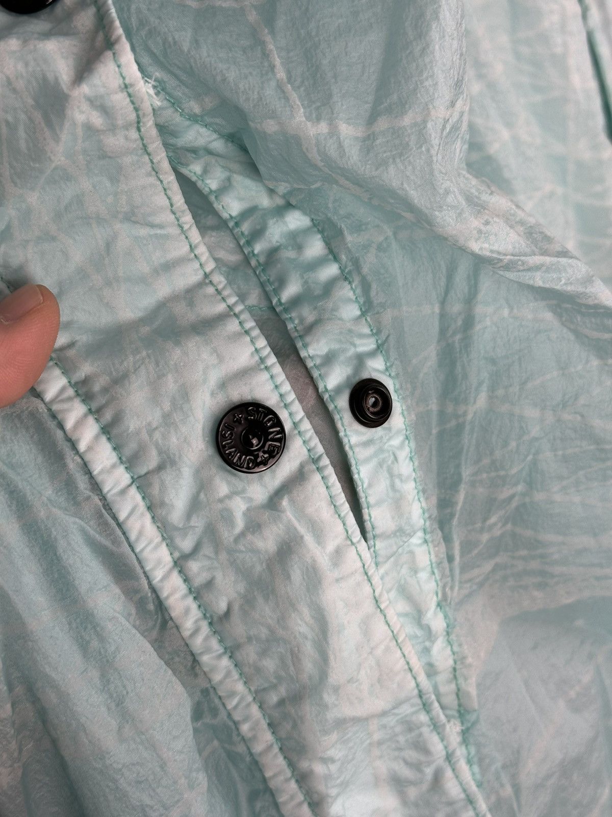 Stone Island Stone Island Reflective Grid Cape Size US XXL / EU 58 / 5 - 5 Thumbnail
