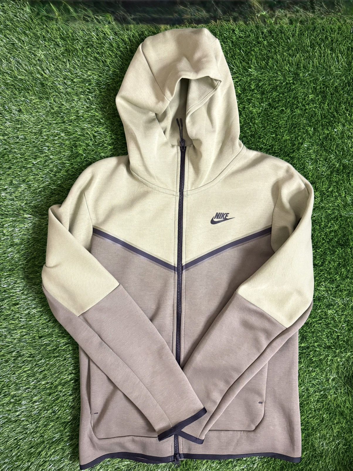 Nike Nike Tech Fleece Full Zip Hoodie Alligator Olive Size US S / EU 44-46 / 1 - 1 Thumbnail