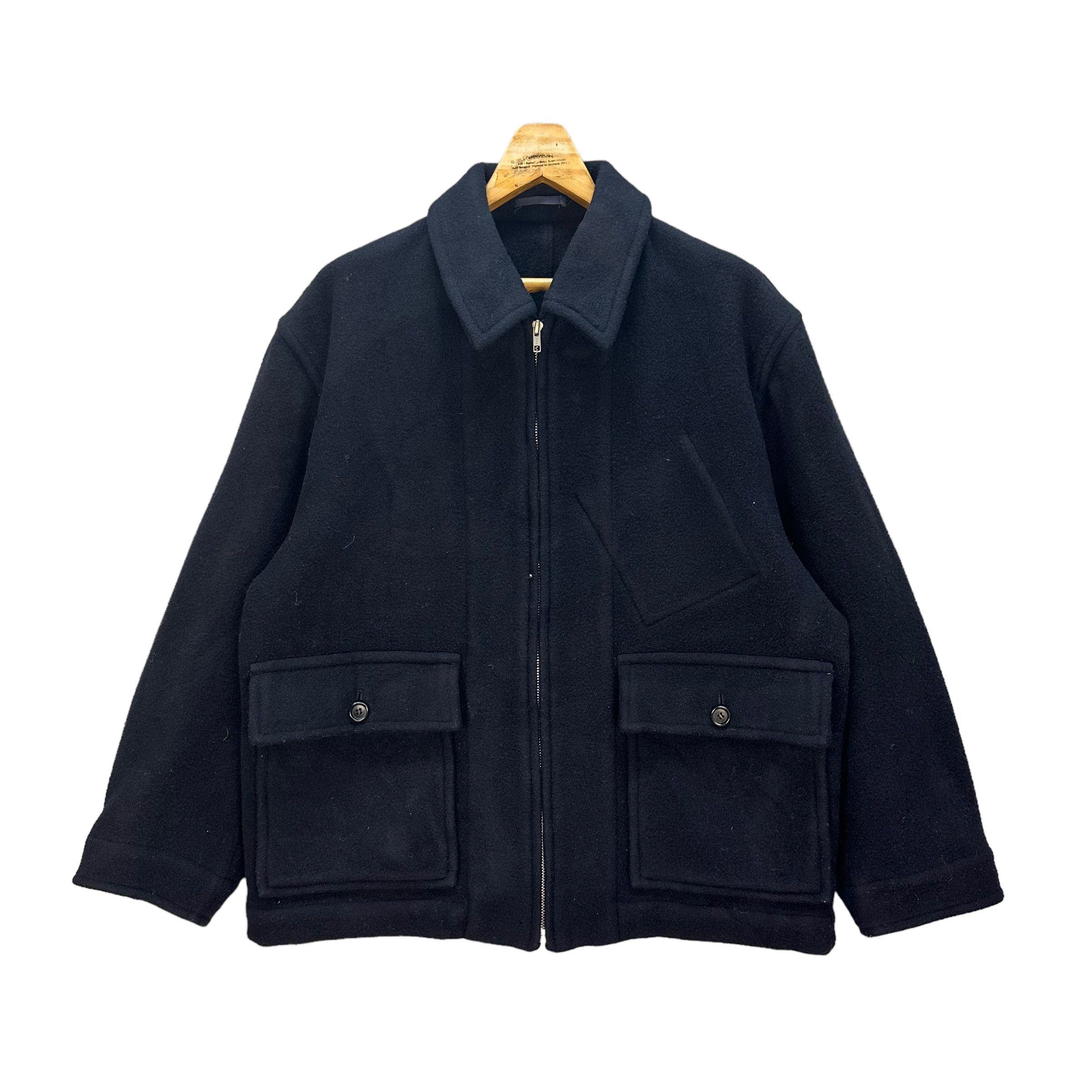 Comme des Garcons Homme RARE💥 CDG HOMME AD1994 WOOL ZIPPER JACKET #8280-221 Size US M / EU 48-50 / 2 - 1 Thumbnail