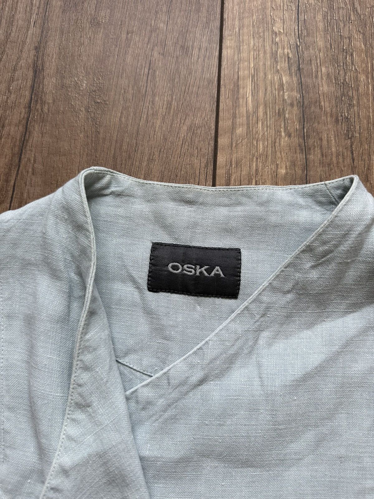 Designer Blazers Oska size 3 100% linen Size M / US 6-8 / IT 42-44 - 3 Thumbnail